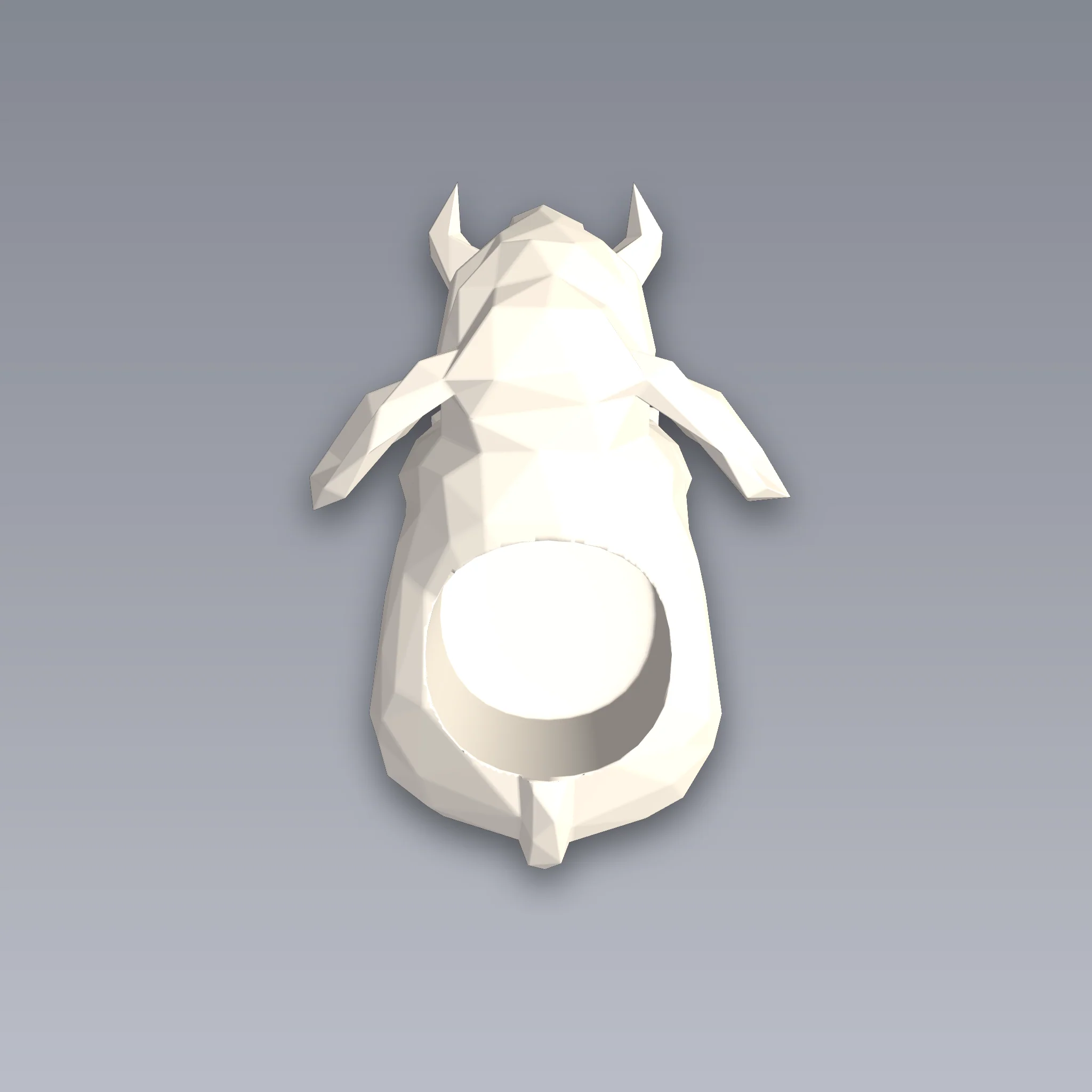 Elephant Planter 3D Print STL File - Image 2
