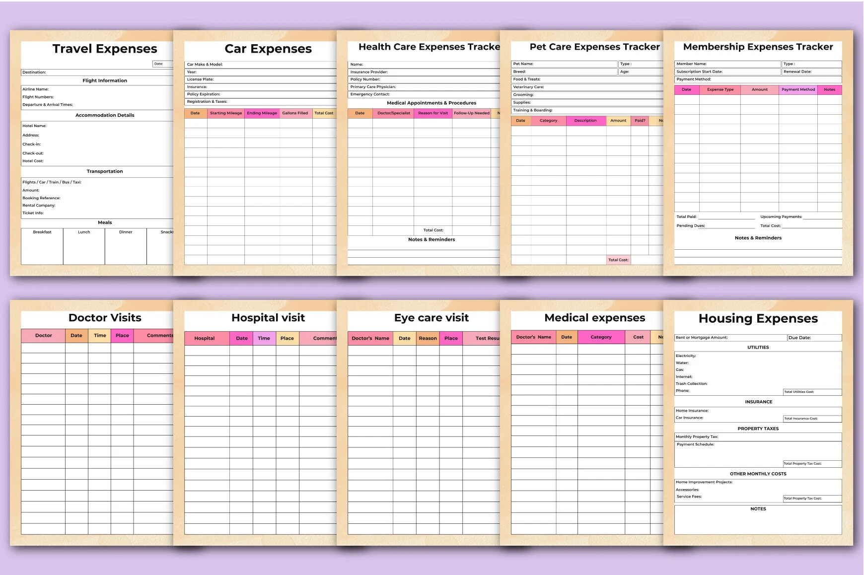Emergency Preparedness Binder Planner - Image 3