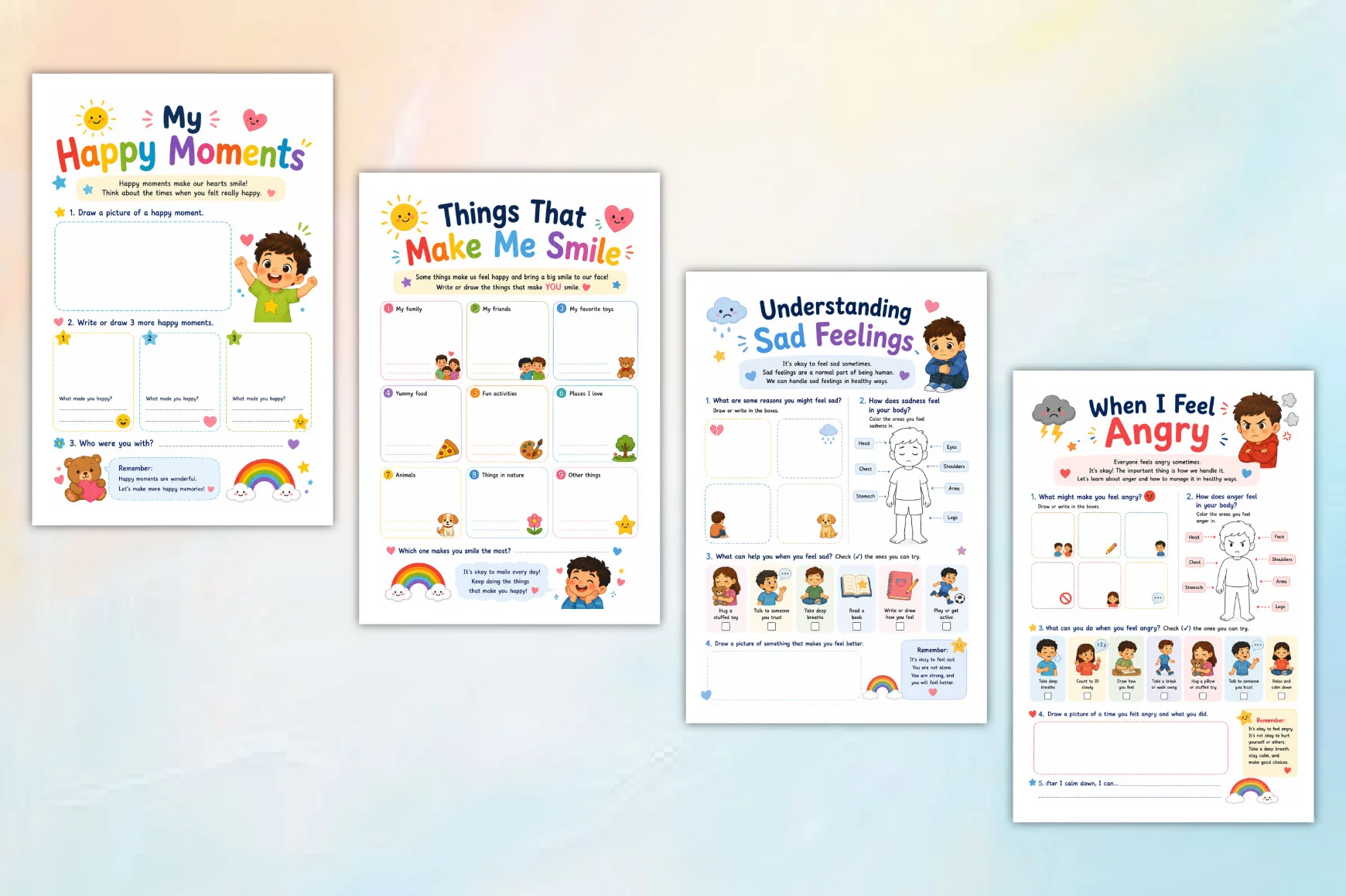 Emotional Growth For Kids Workbook - Image 4