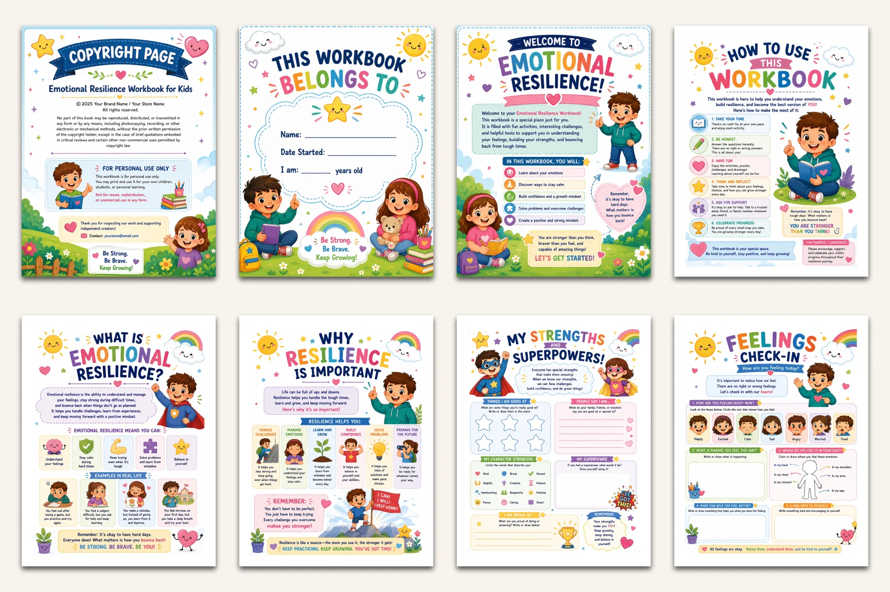 Emotional Resilience For Kids Workbook - Image 2