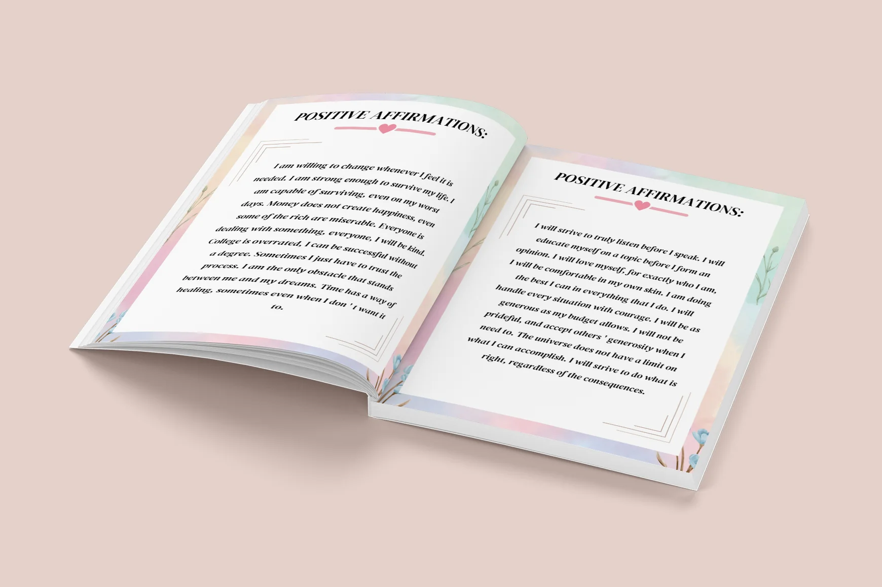 Empowering Affirmations for Women Planner - Image 3