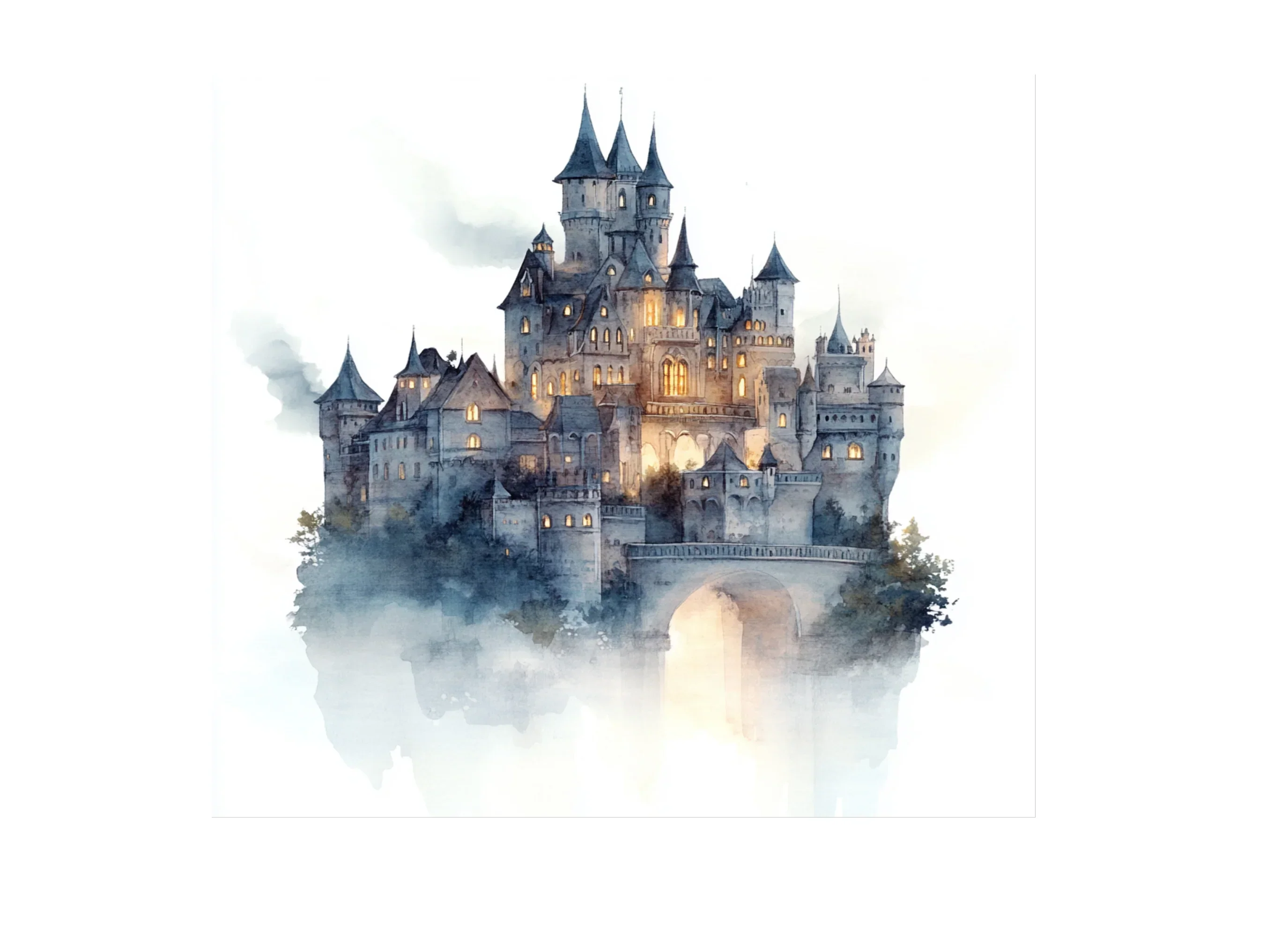 Enchanted Castle Clipart Bundle - Image 3