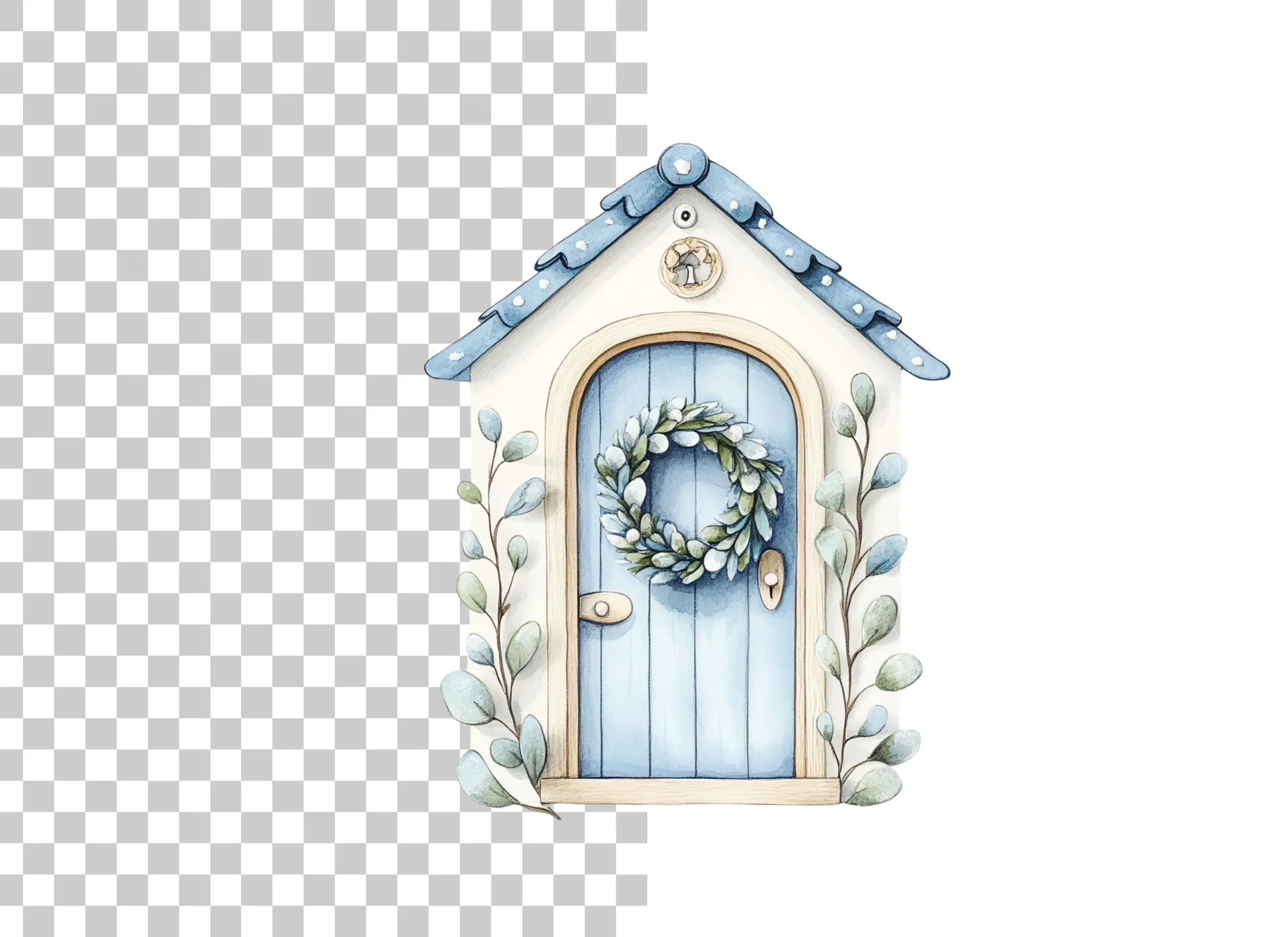 Enchanted Fairy Door Clipart Bundle - Image 2