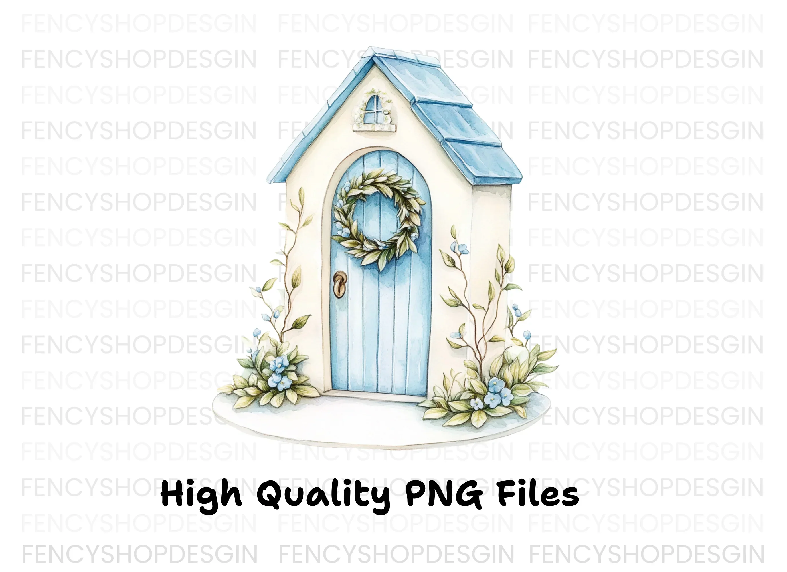 Enchanted Fairy Door Clipart Bundle - Image 3