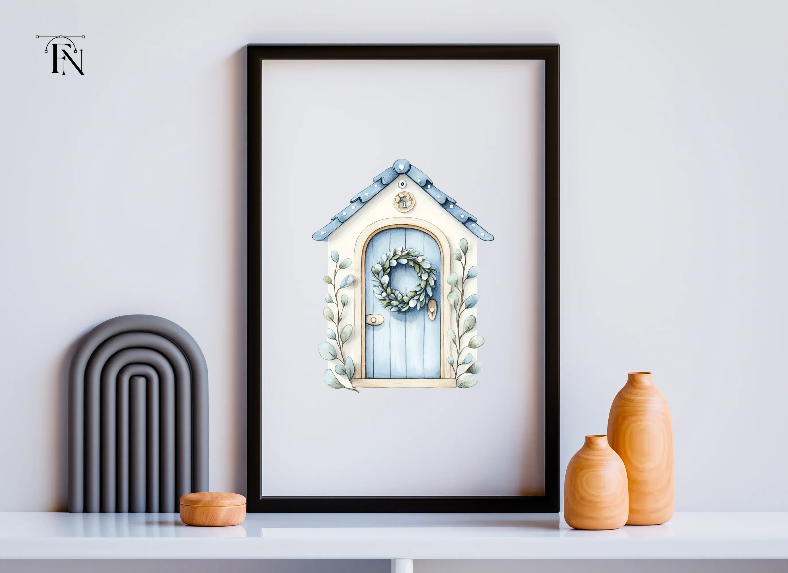 Enchanted Fairy Door Clipart Bundle - Image 6