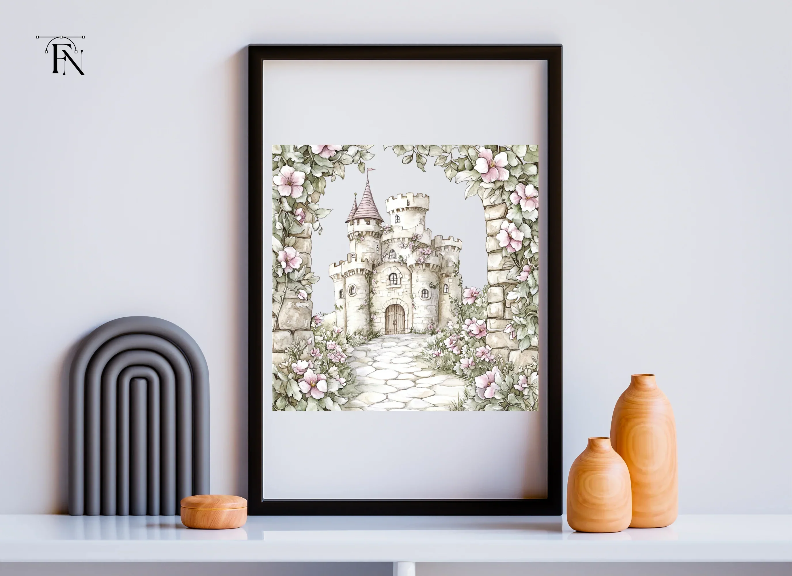 Enchanted Fairy Tale Castle Clipart Bundle - Image 6