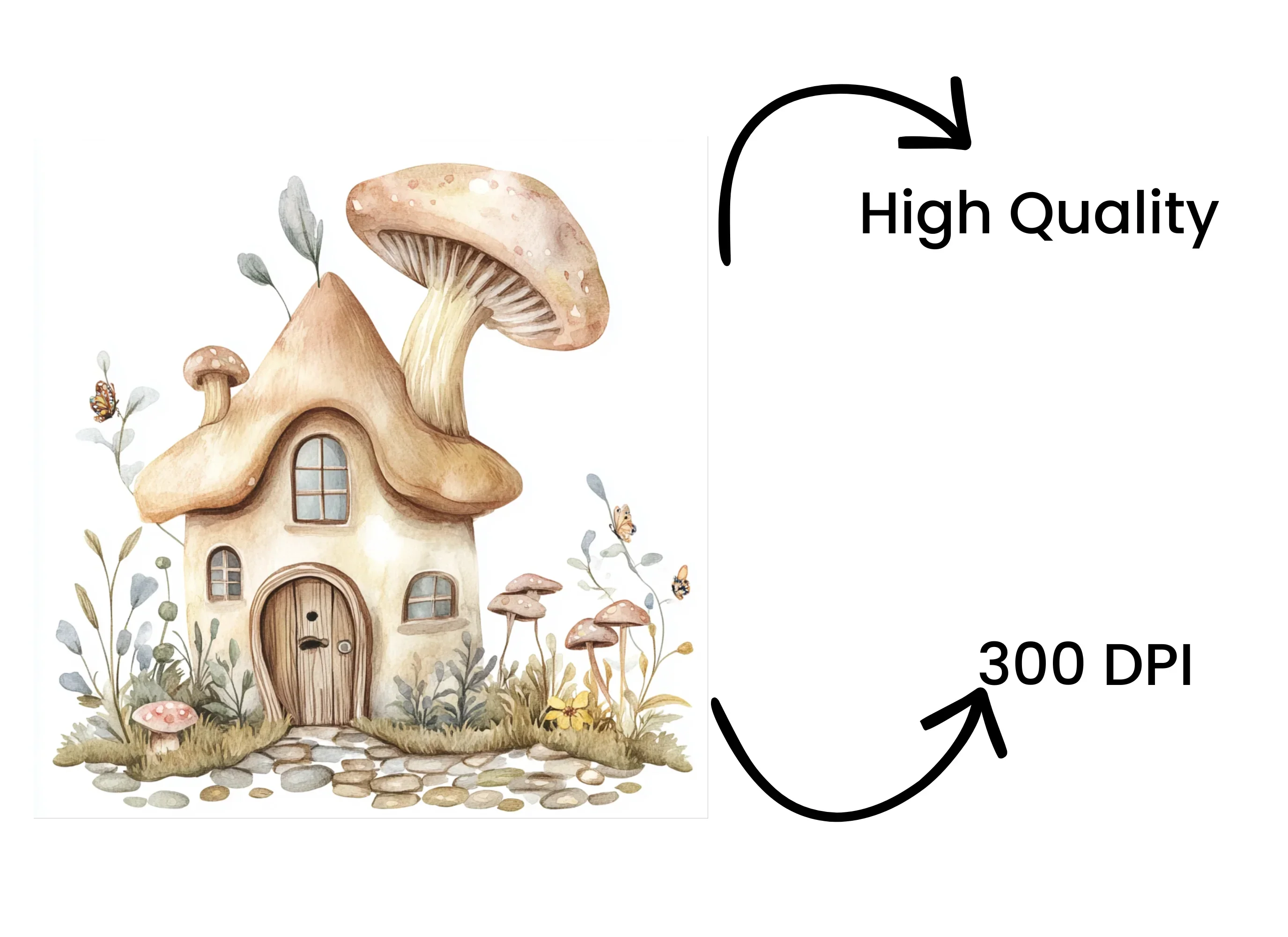 Enchanted Forest Homes Clipart Bundle - Image 4