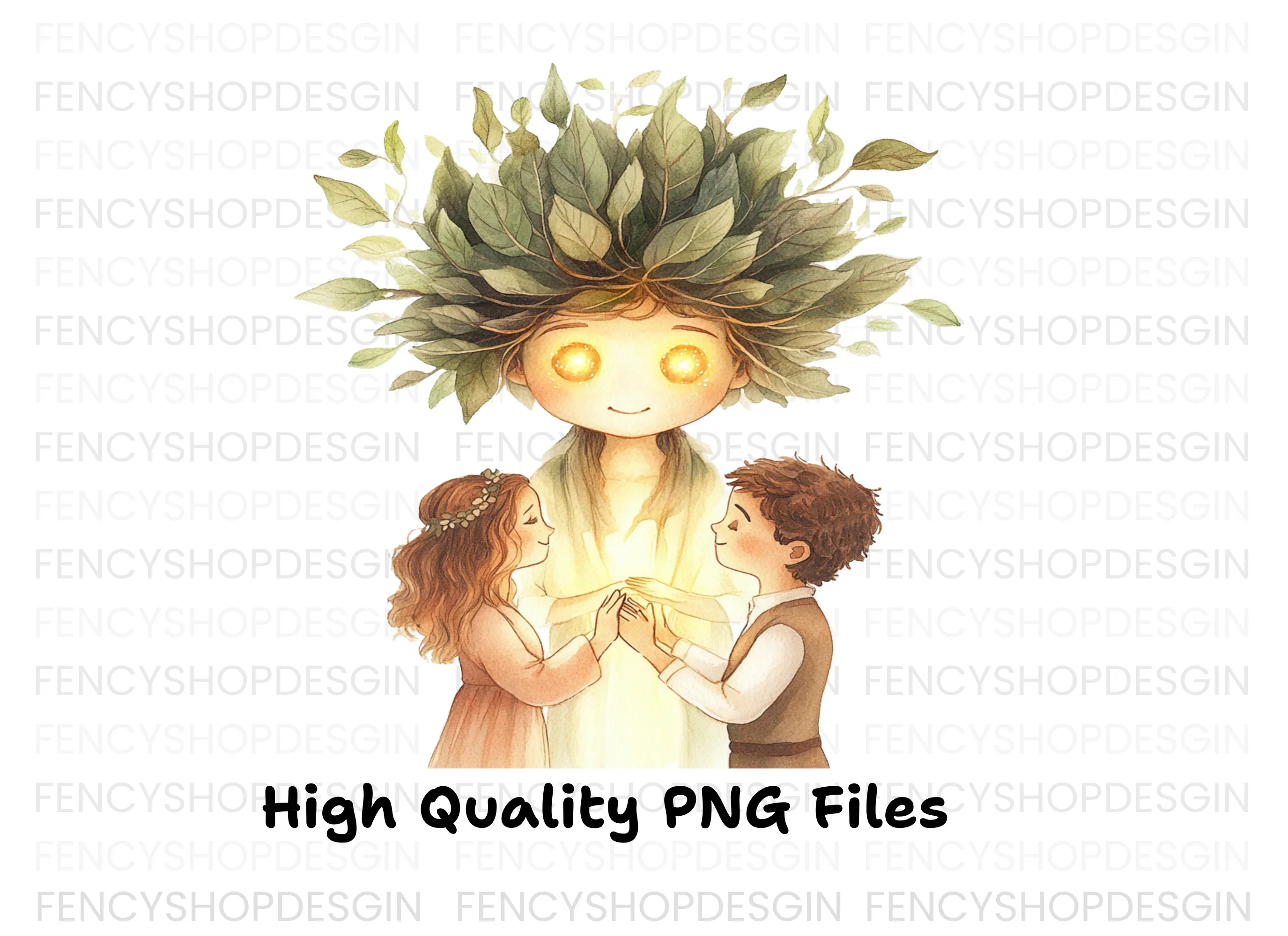 Enchanted Forest Spirit Clipart Bundle - Image 2