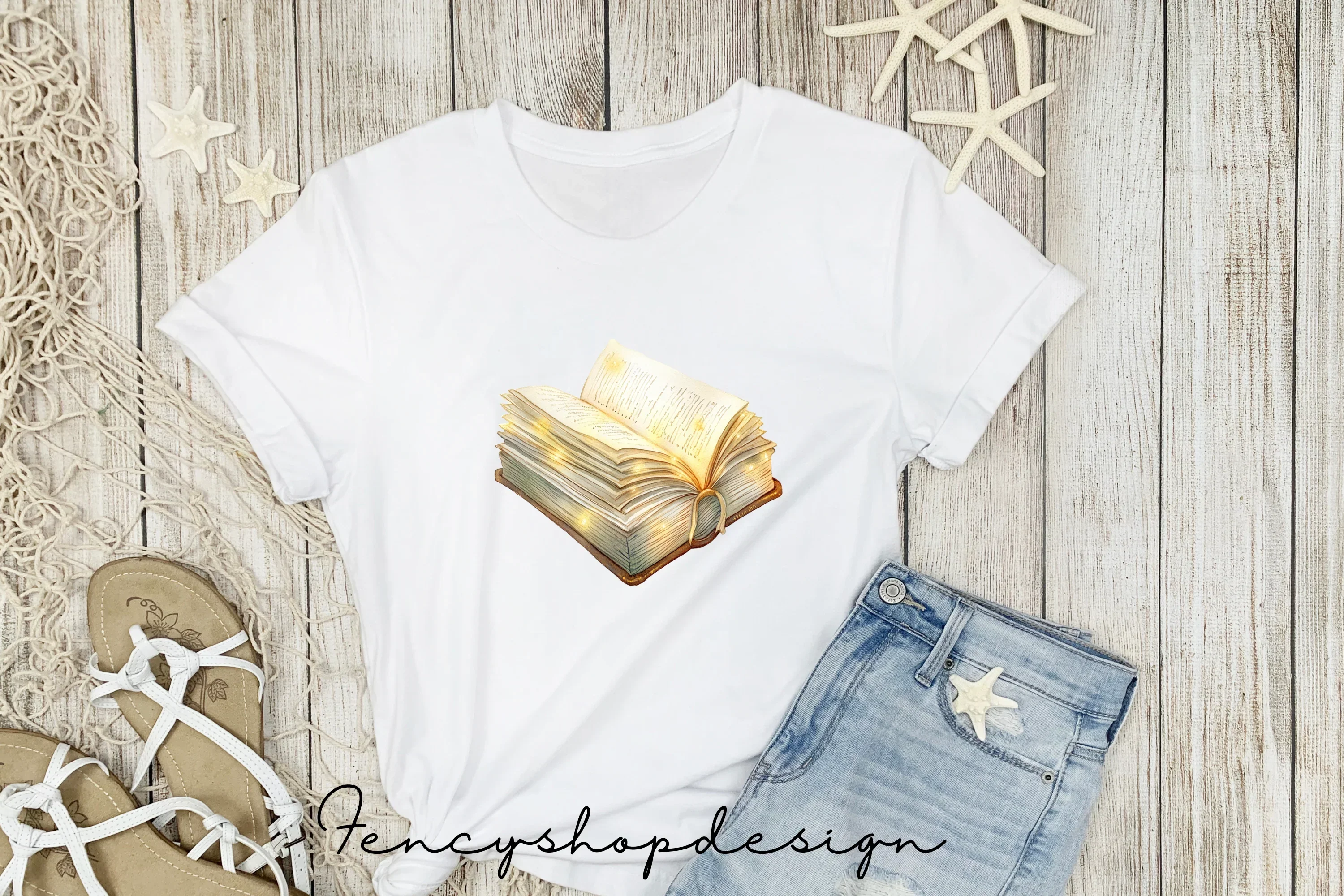 Enchanted Glowing Books Clipart Bundle - Image 5