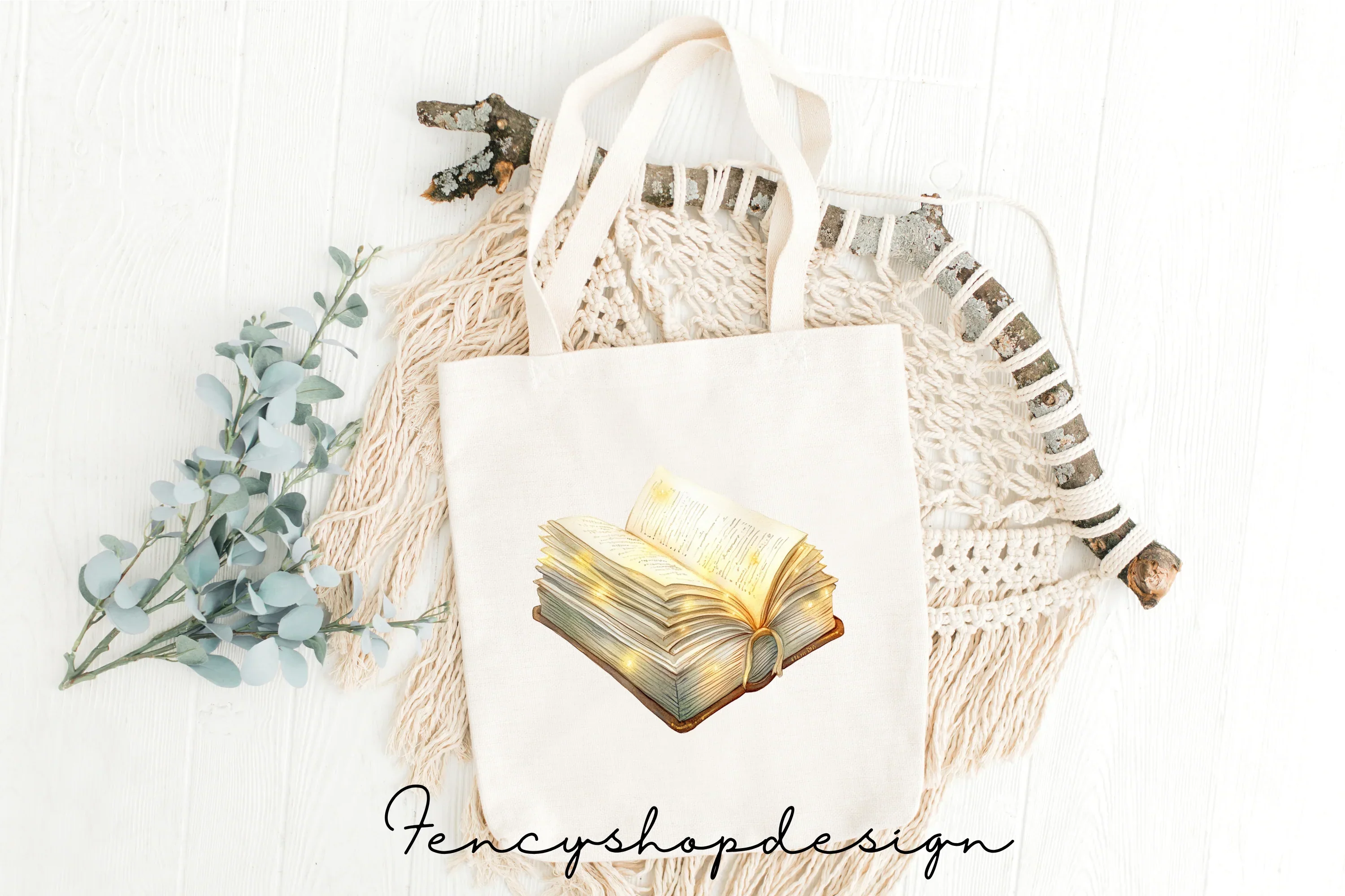 Enchanted Glowing Books Clipart Bundle - Image 8