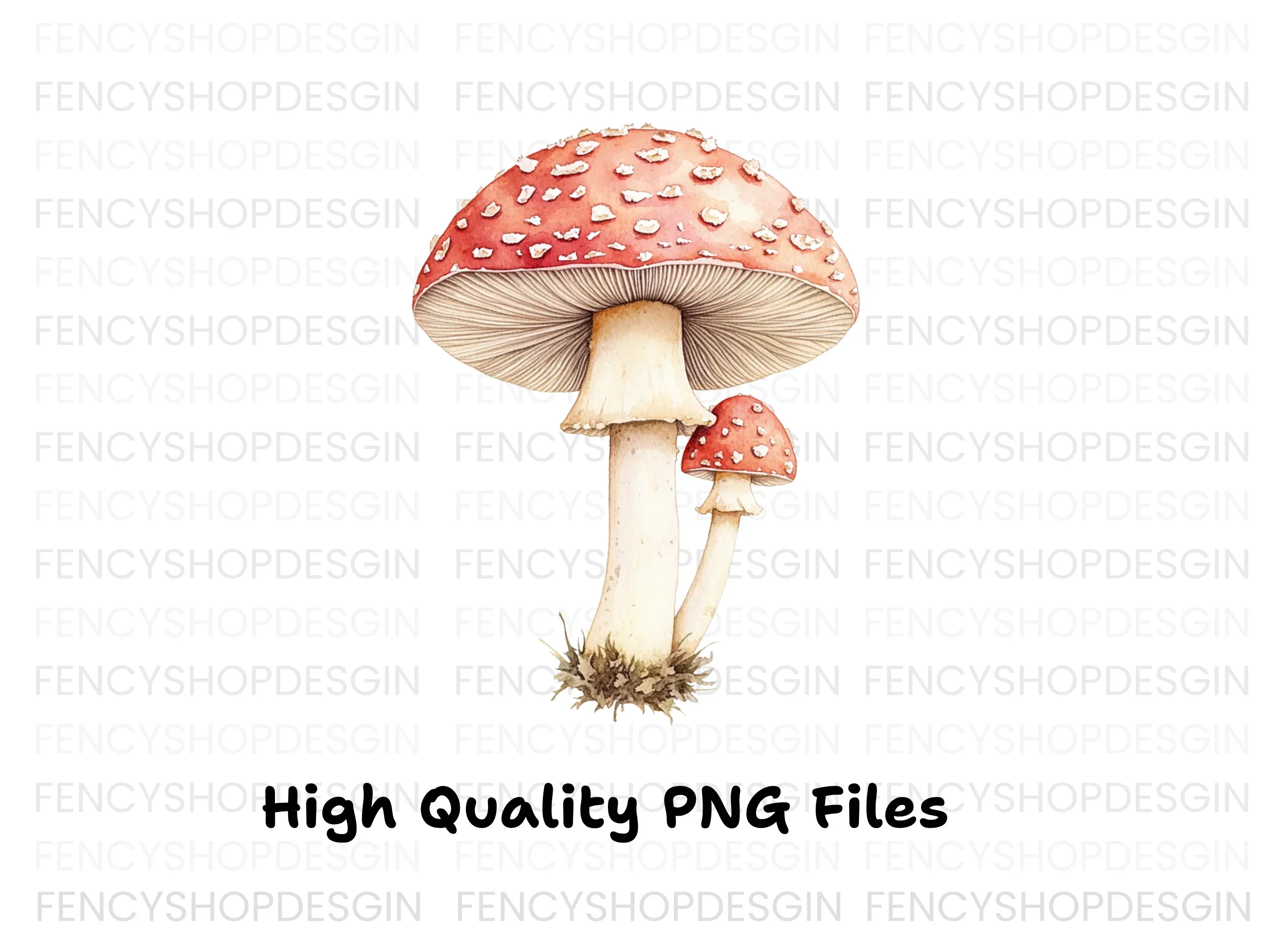 Enchanted Mushroom Fairy Clipart Bundle - Image 2