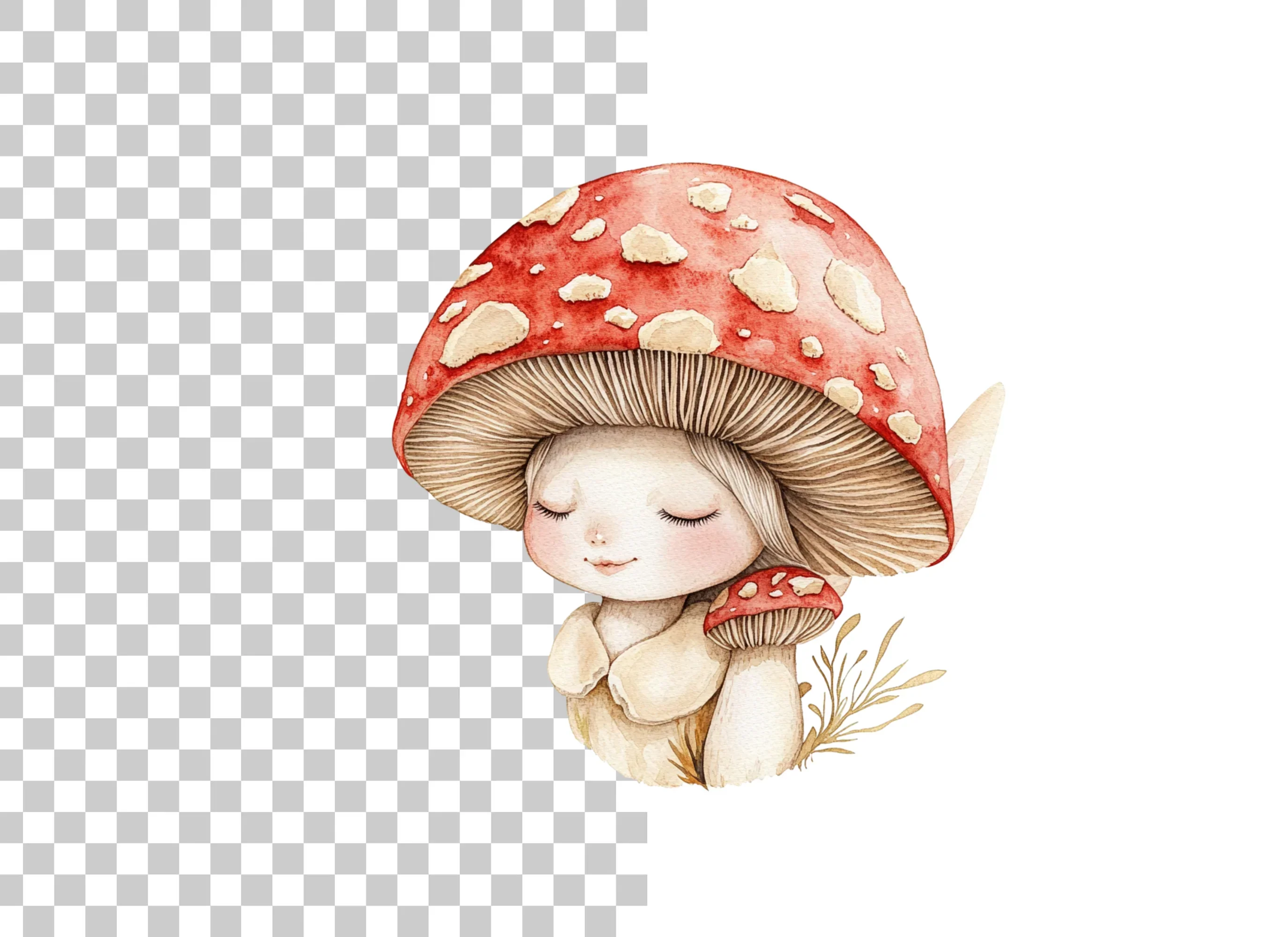 Enchanted Mushroom Fairy Clipart Bundle - Image 6