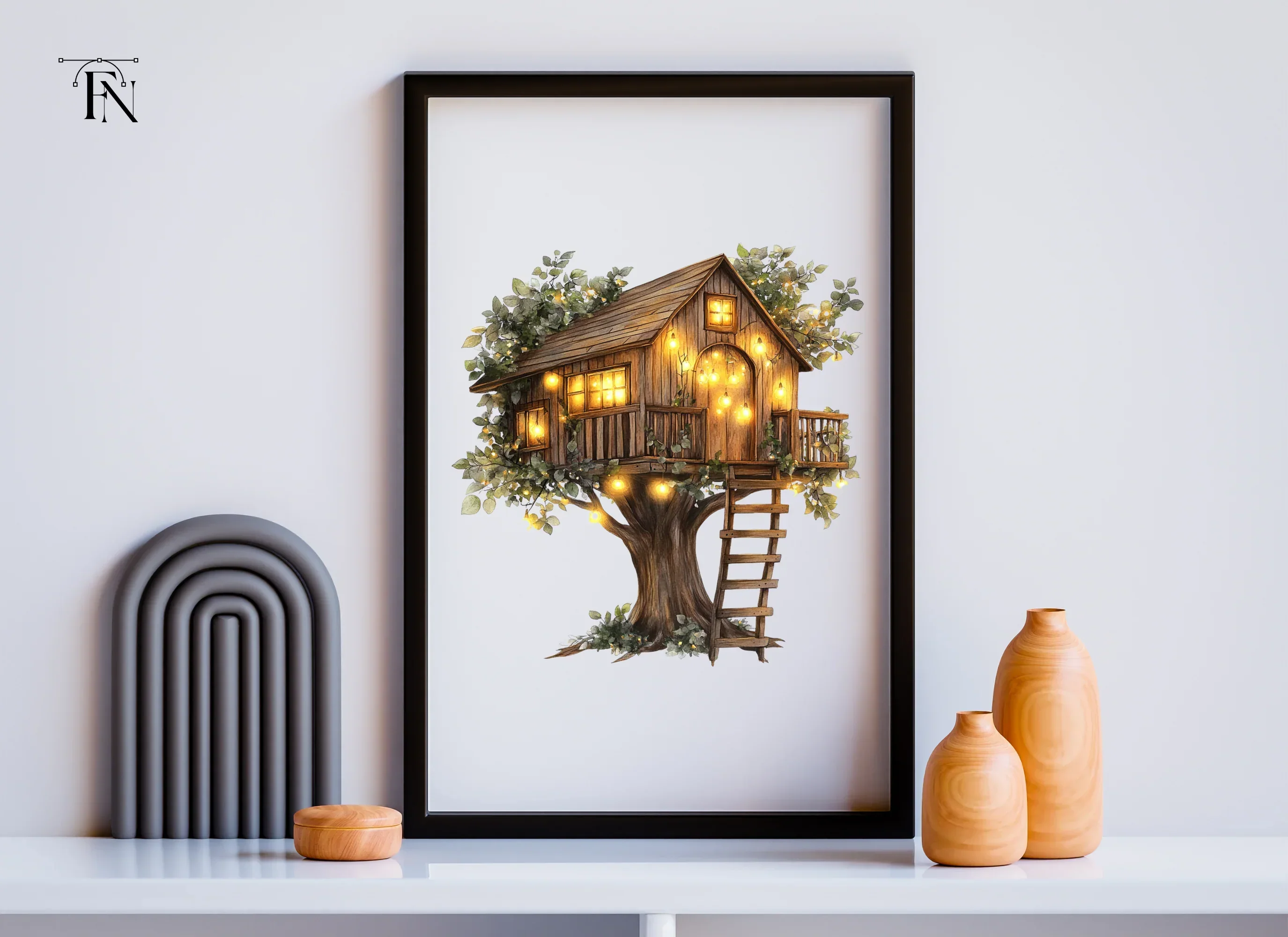 Enchanted Treehouse Clipart Bundle - Image 6