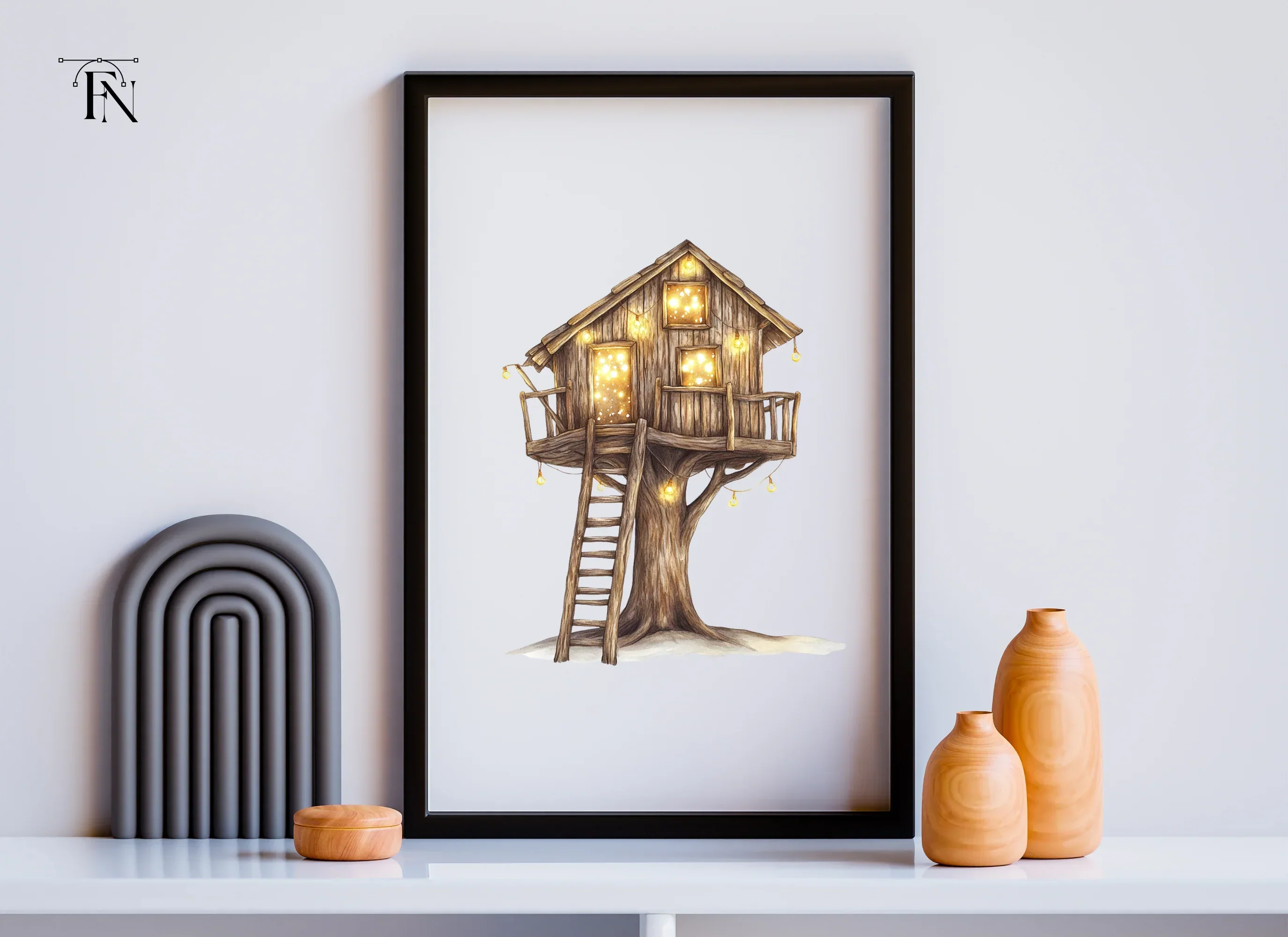 Enchanted Treehouse Clipart Bundle - Image 6