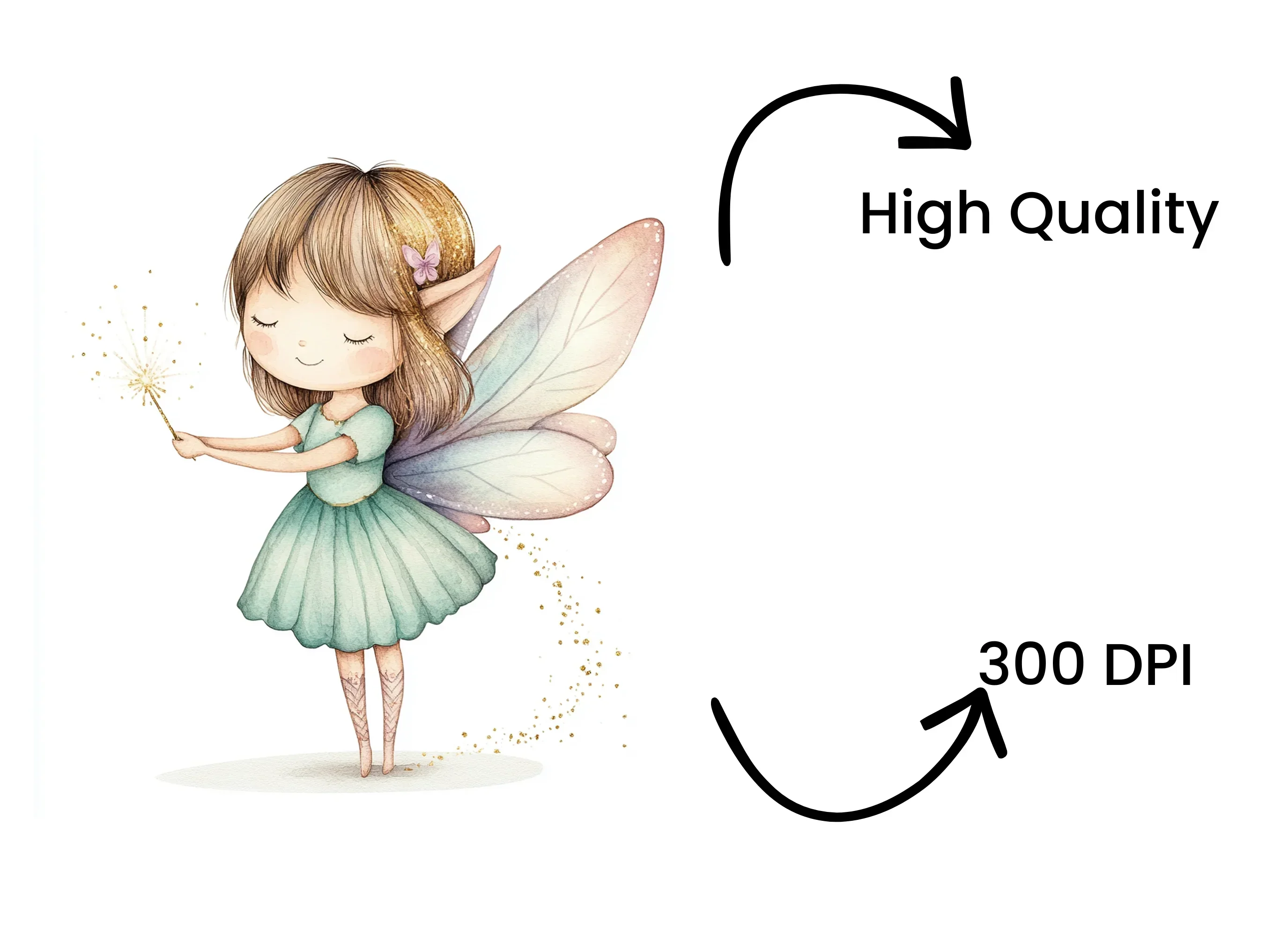 Enchanting Fairy Clipart Bundle - Image 4