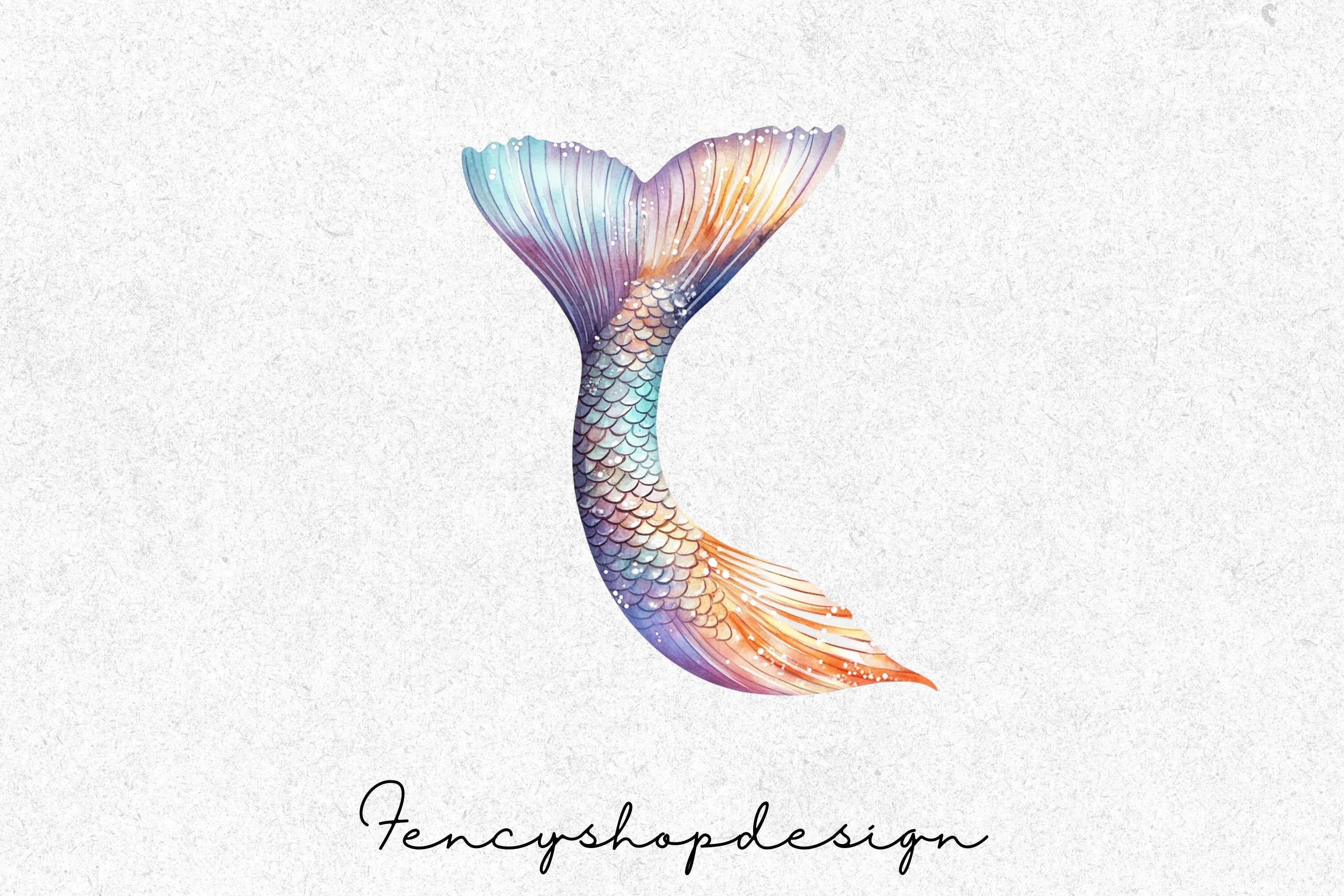 Enchanting Mermaid Tails Clipart Bundle - Image 8
