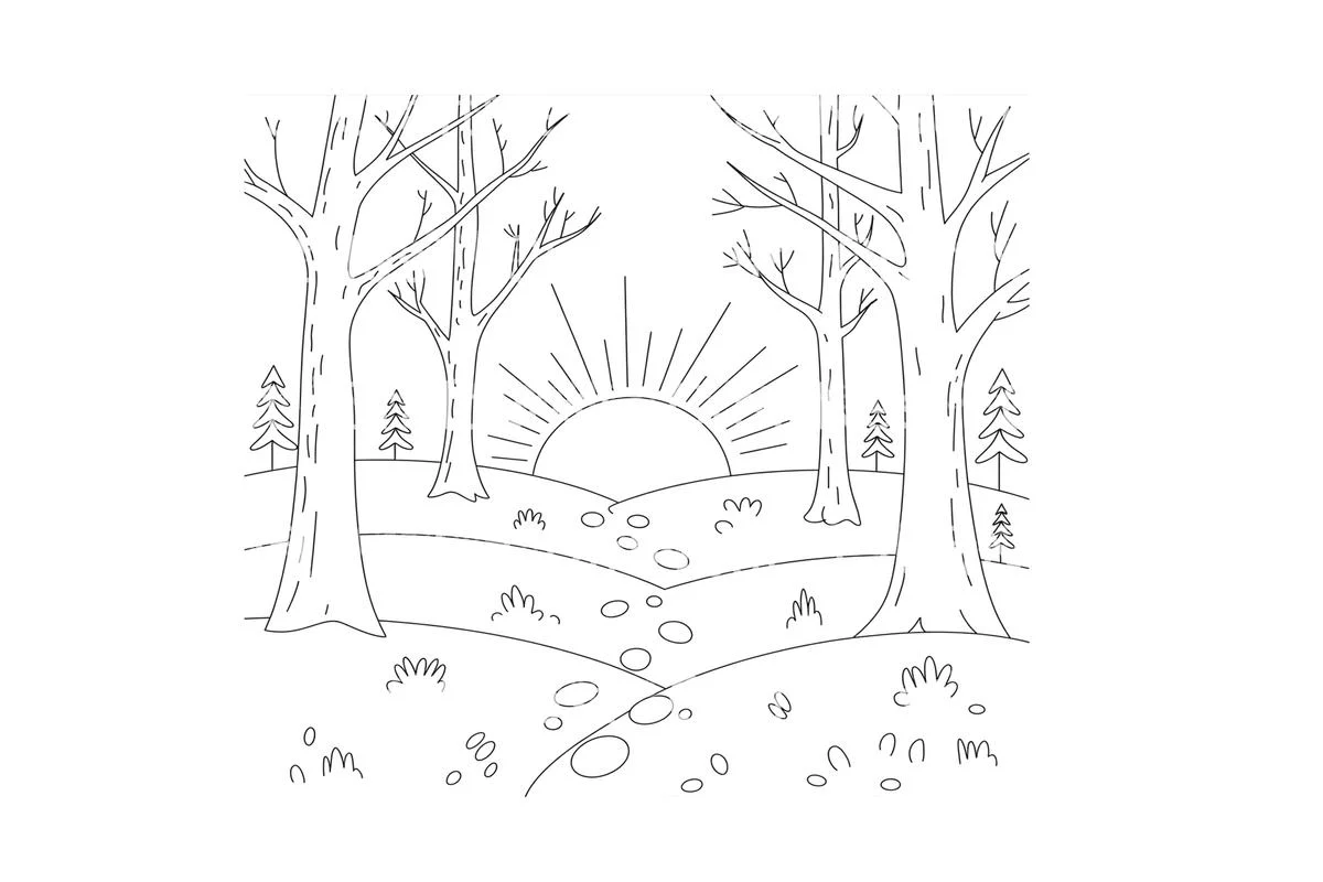 Enchanting Winter Scenes Planner Coloring Books - Image 2