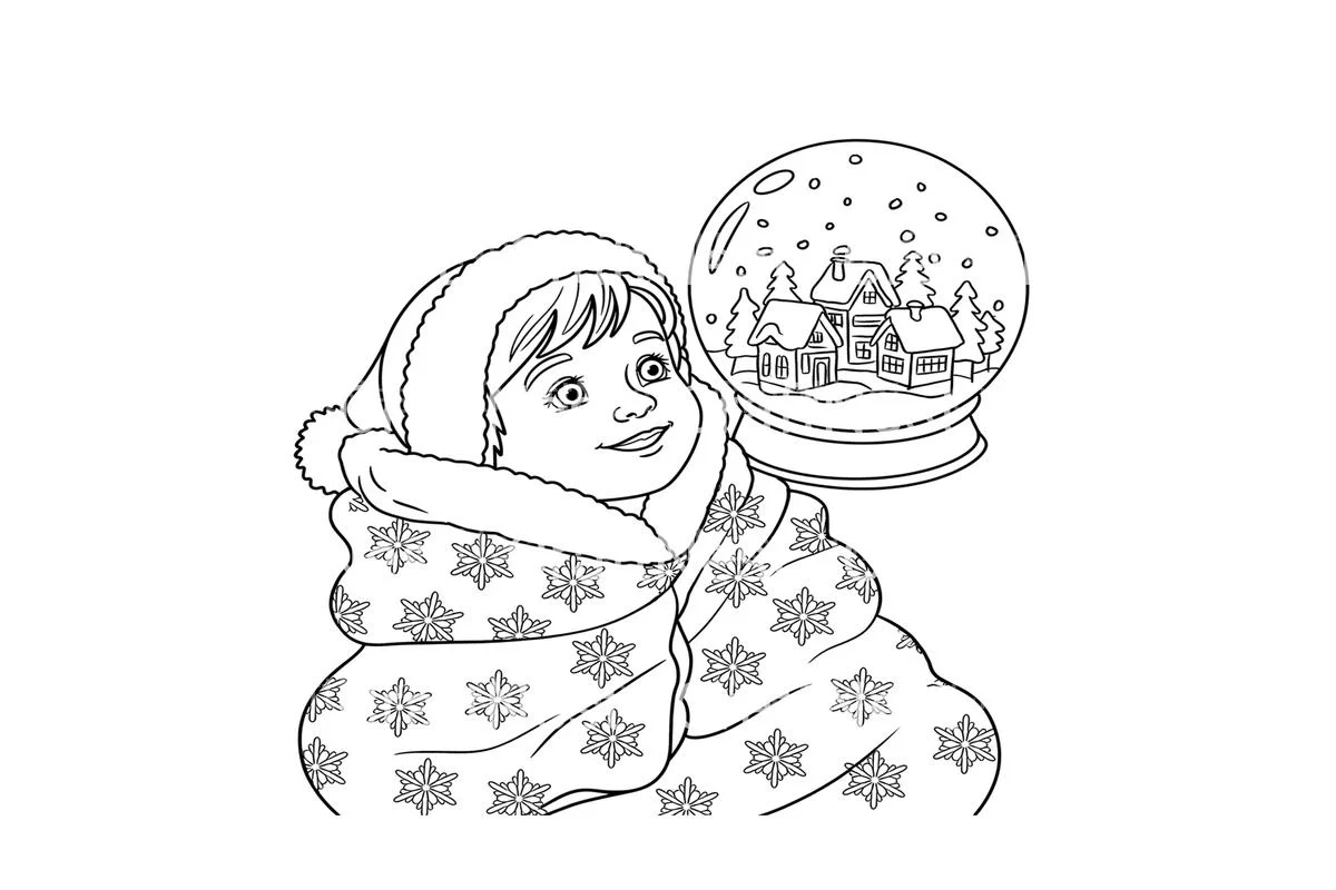Enchanting Winter Scenes Planner Coloring Books - Image 4