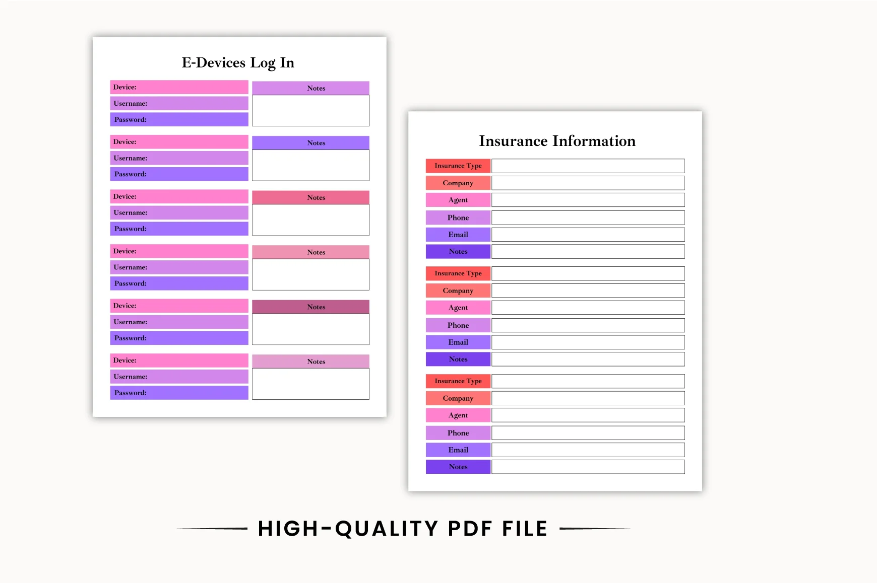 End of Life Planning Planner - Image 3