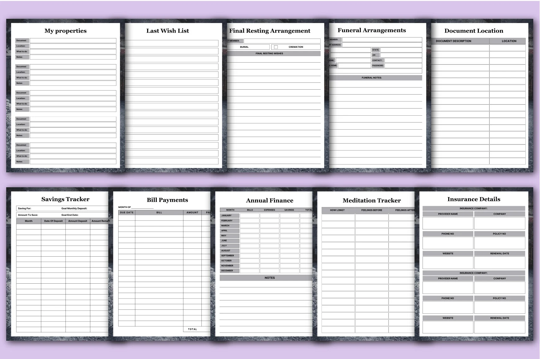 End of Life Planning Workbook - Image 5
