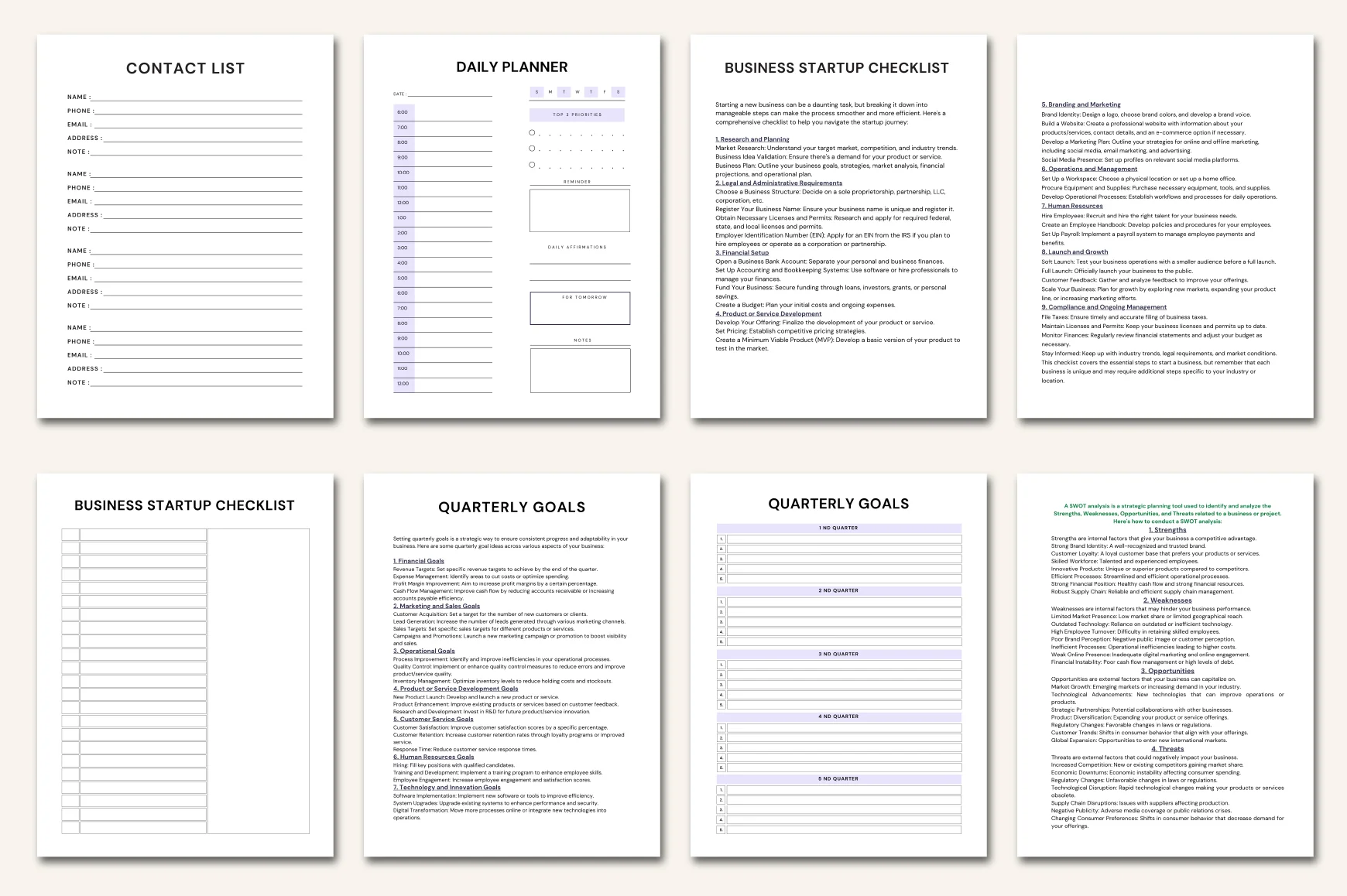 Entrepreneur Success Workbook - Image 5