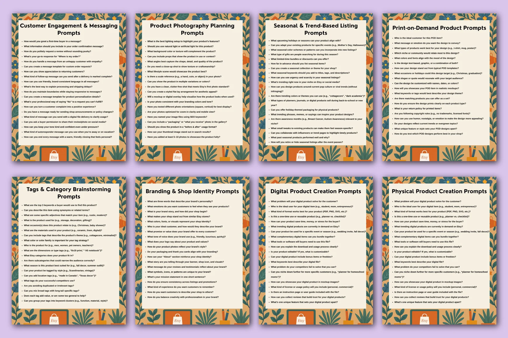 Etsy Seller Guide Prompts for Success - Image 2
