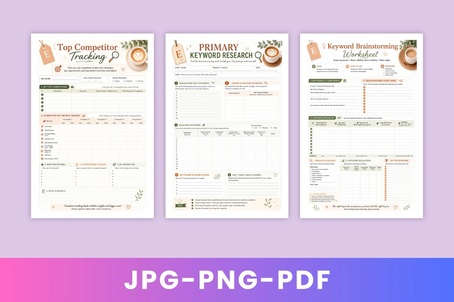 Etsy SEO Listing Optimization Workbook - Image 2