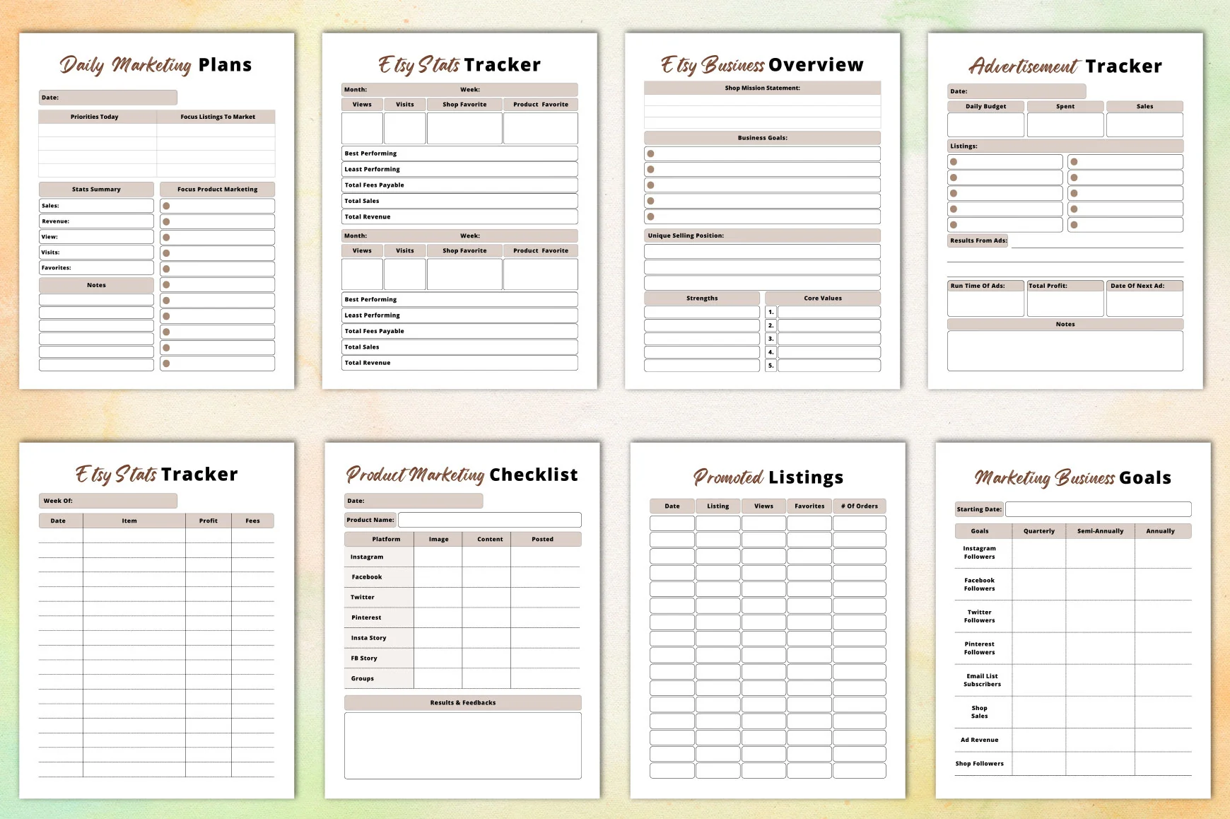 Etsy Shop Business Planner - Image 3