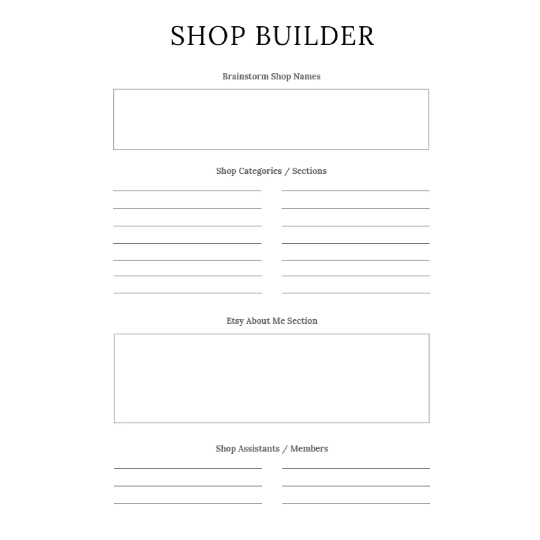 Etsy Shop Planner Bundle - Image 3