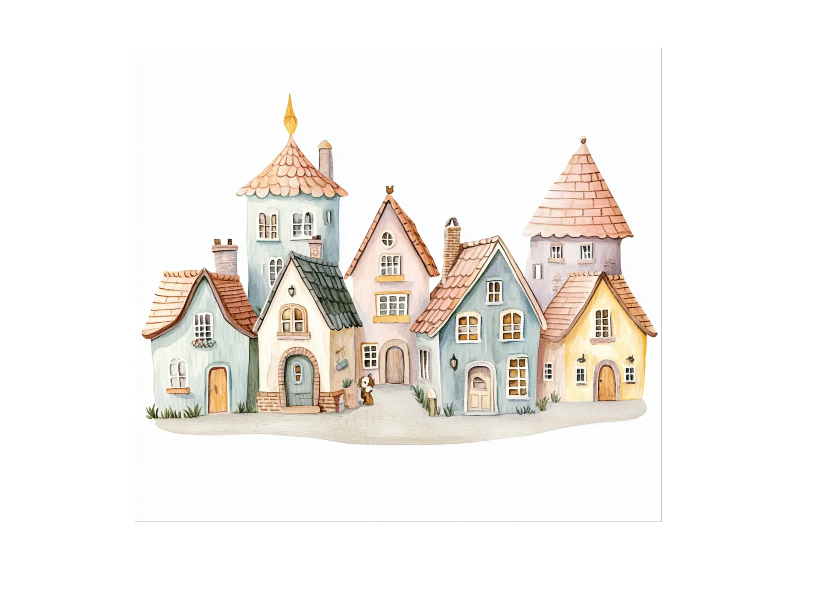 European Village Clipart Bundle - Image 2