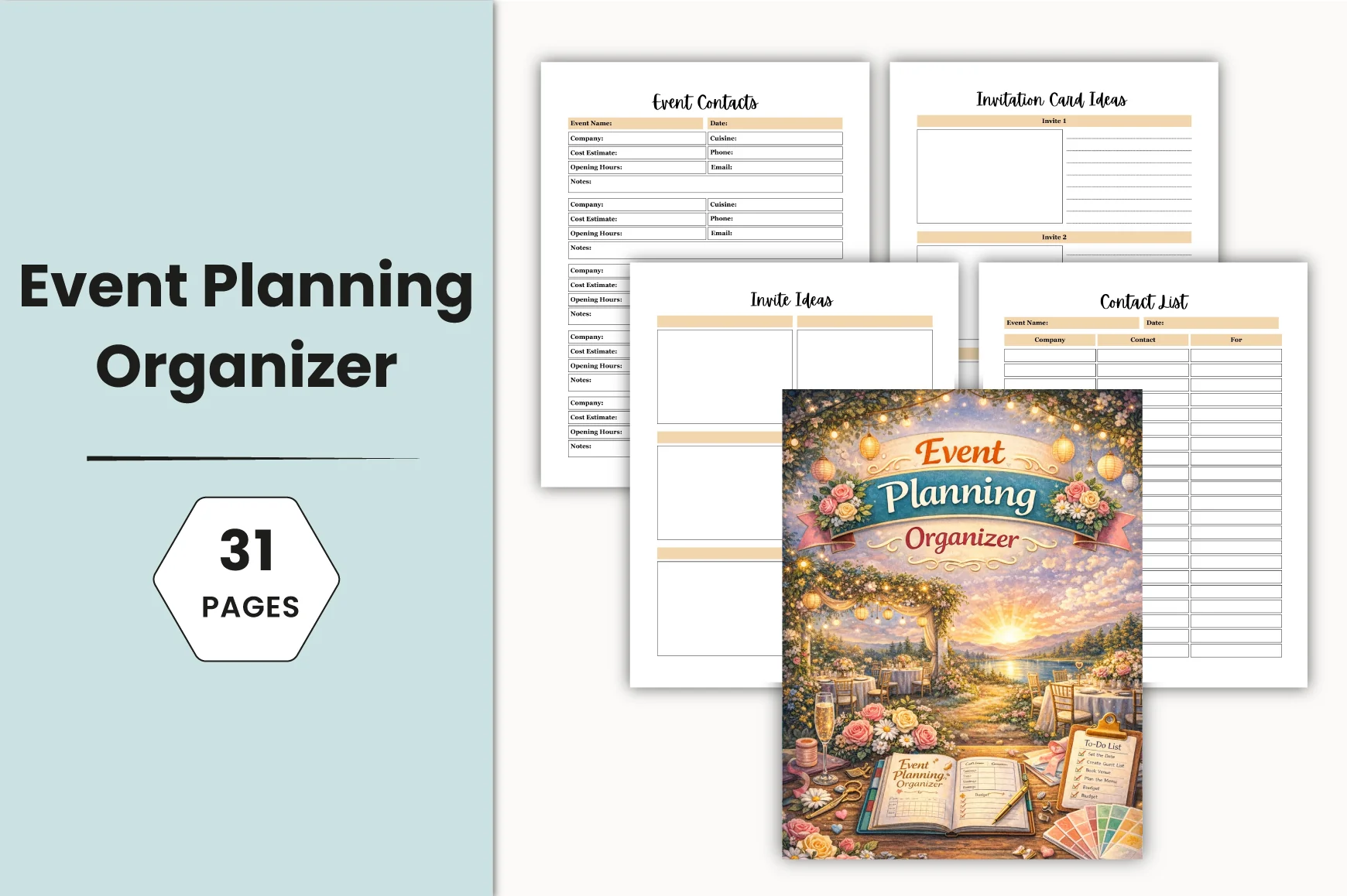 Event Planning Planner