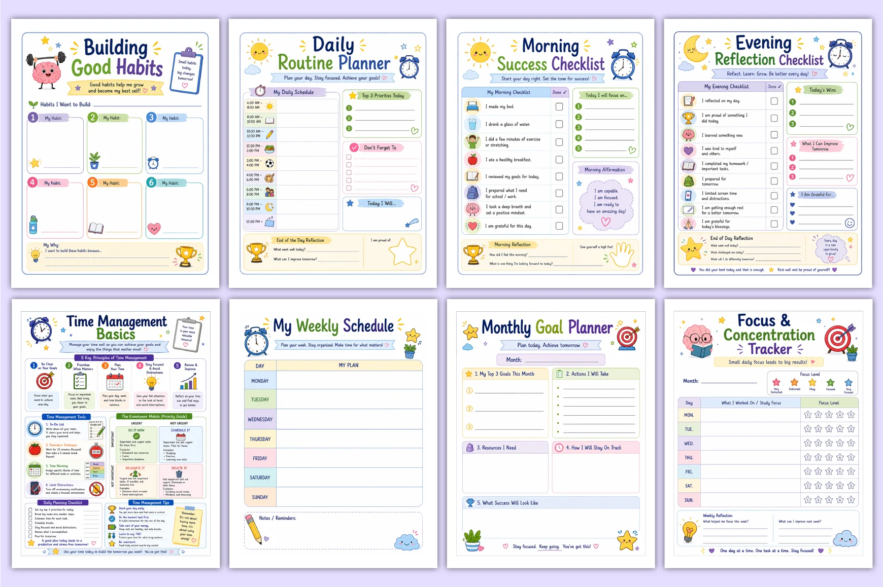 Executive Skills For Kids Planner - Image 3