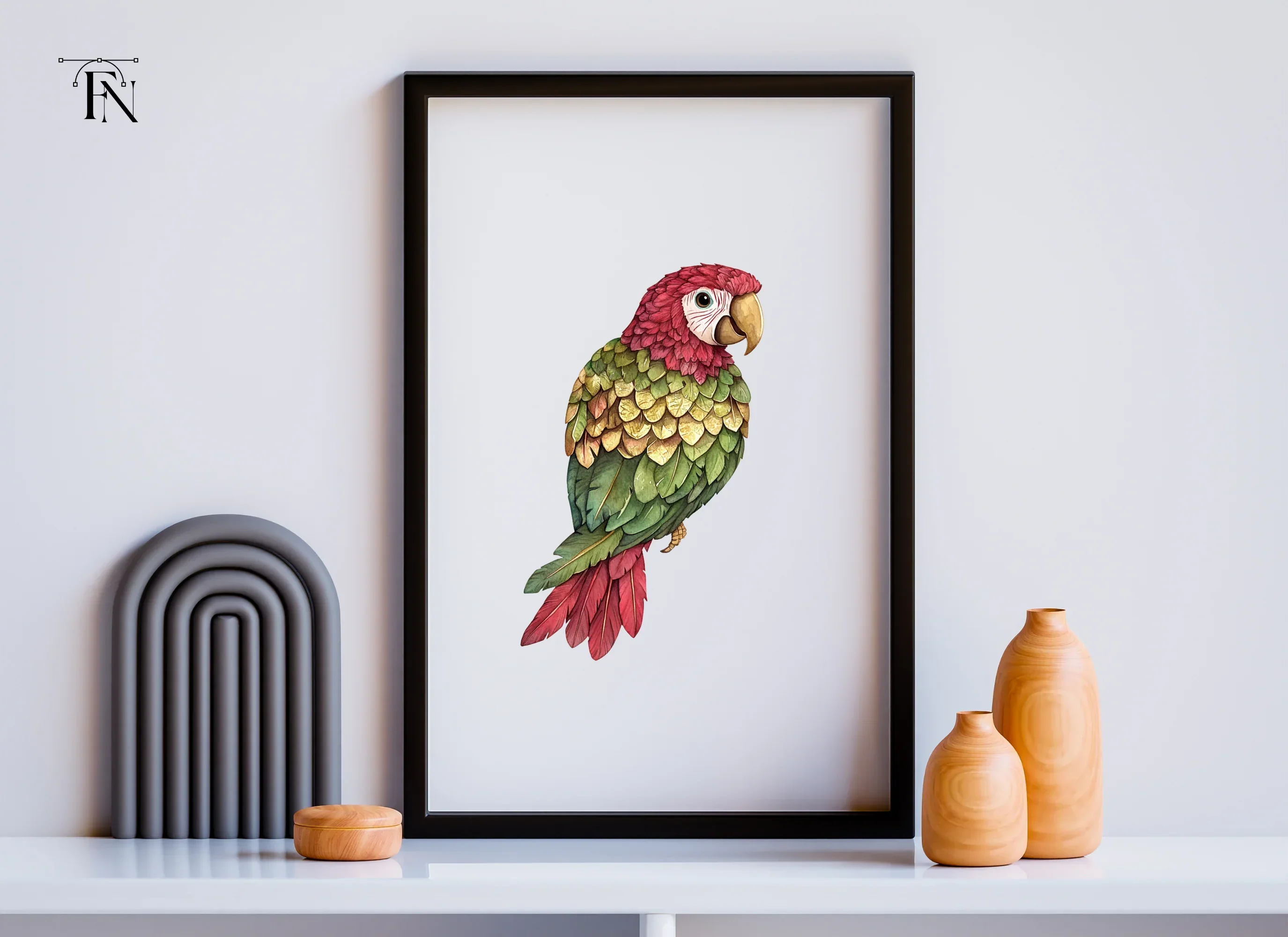 Exotic Parrot Clipart Bundle - Image 6