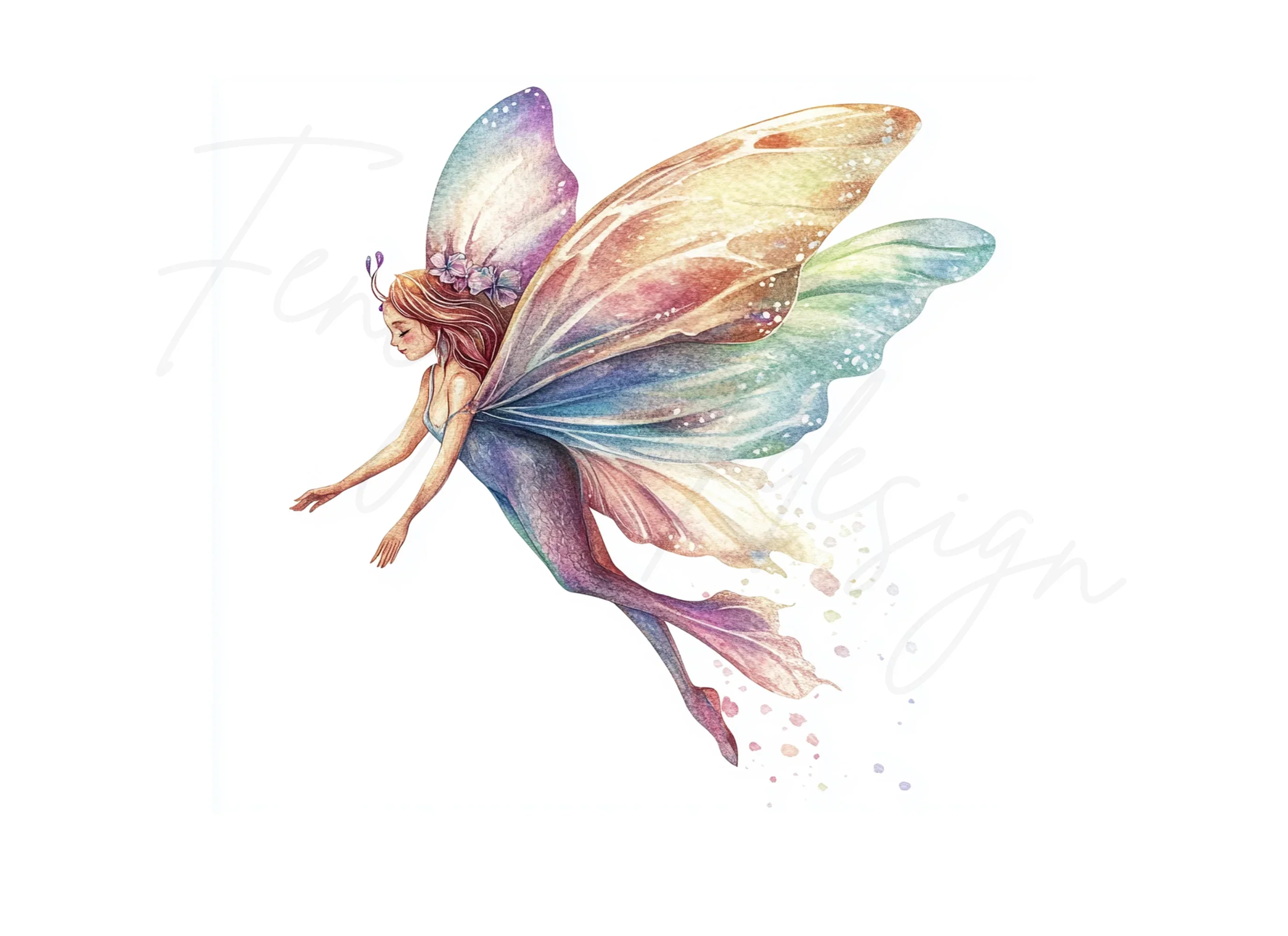 Fairies Clipart Bundle - Image 3