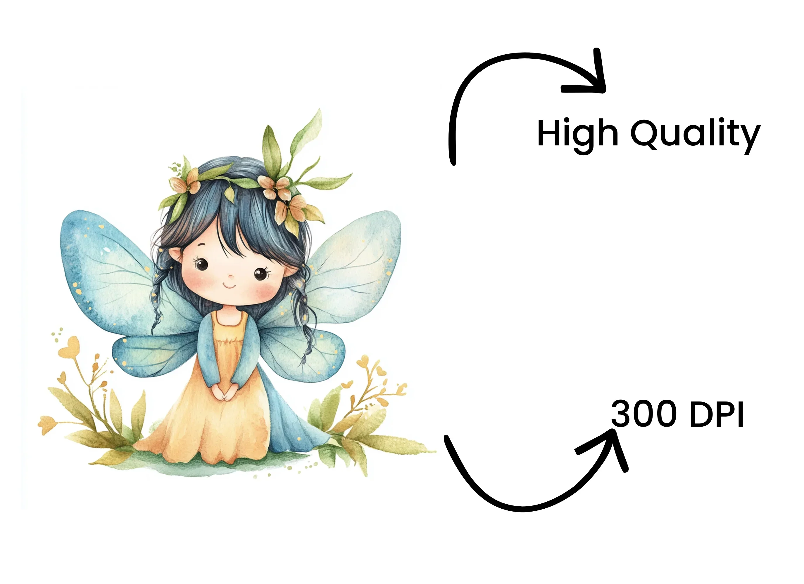 Fairies Clipart Bundle - Image 4