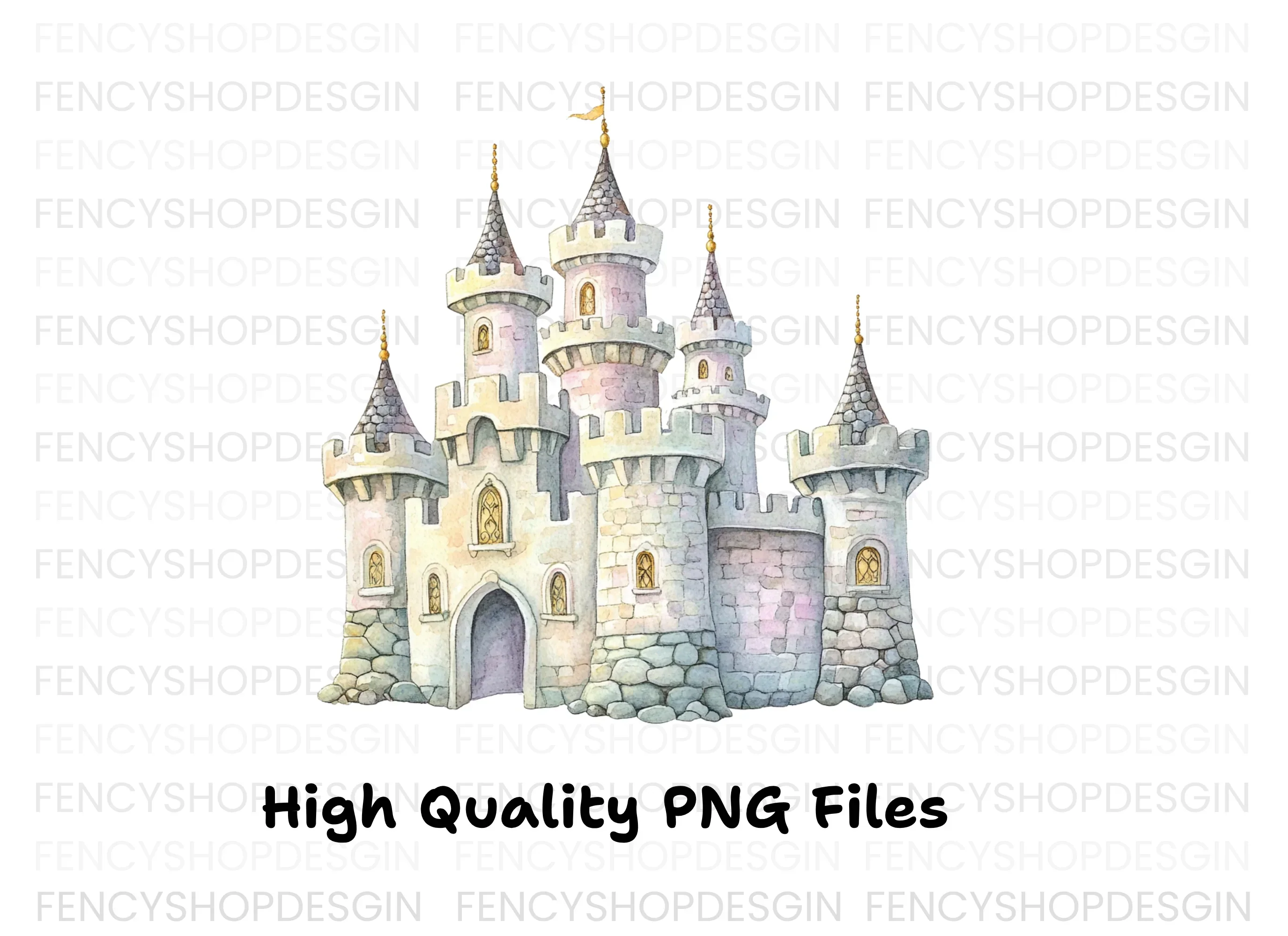 Fairytale Castle Clipart Bundle - Image 3