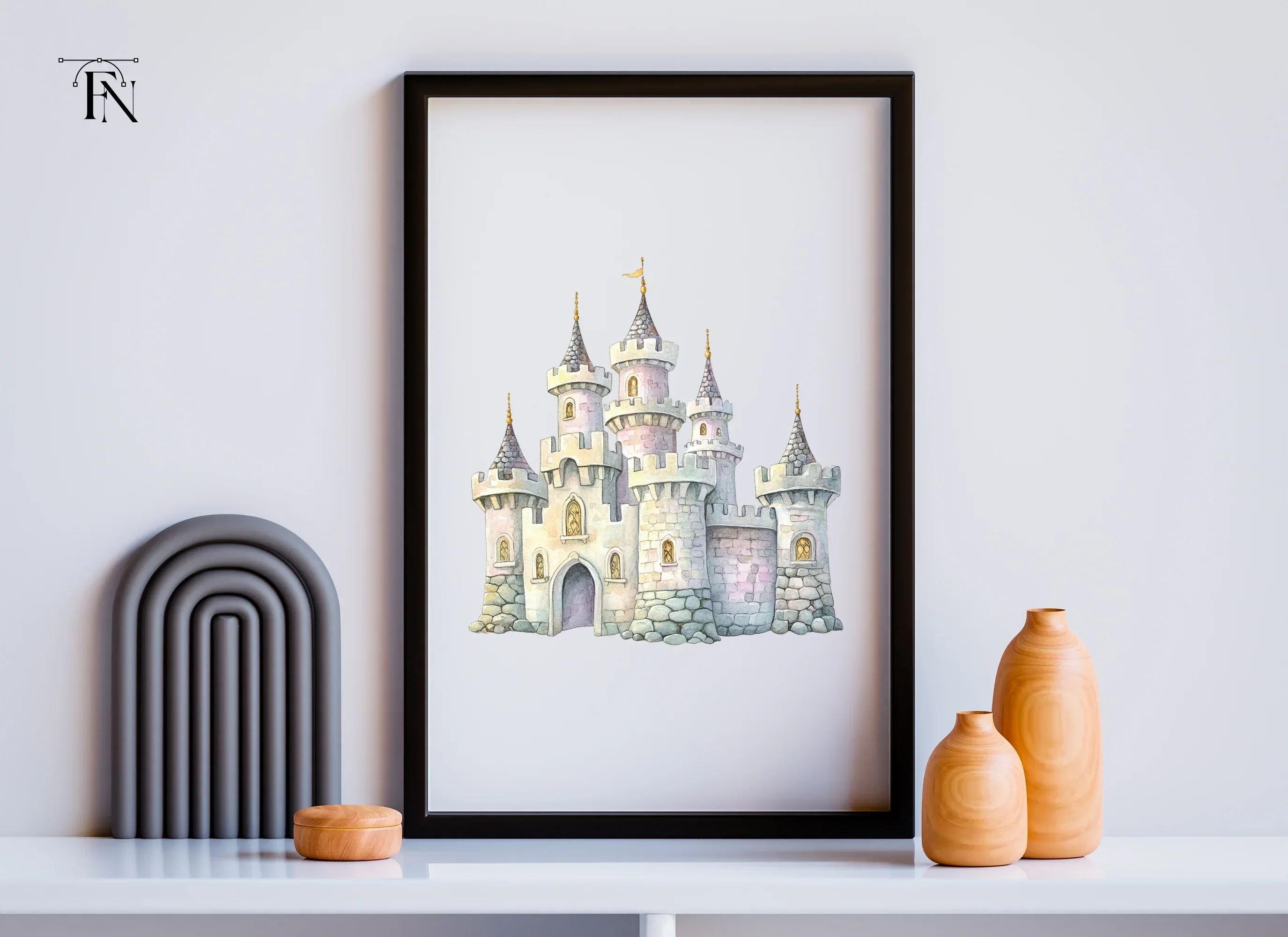 Fairytale Castle Clipart Bundle - Image 6
