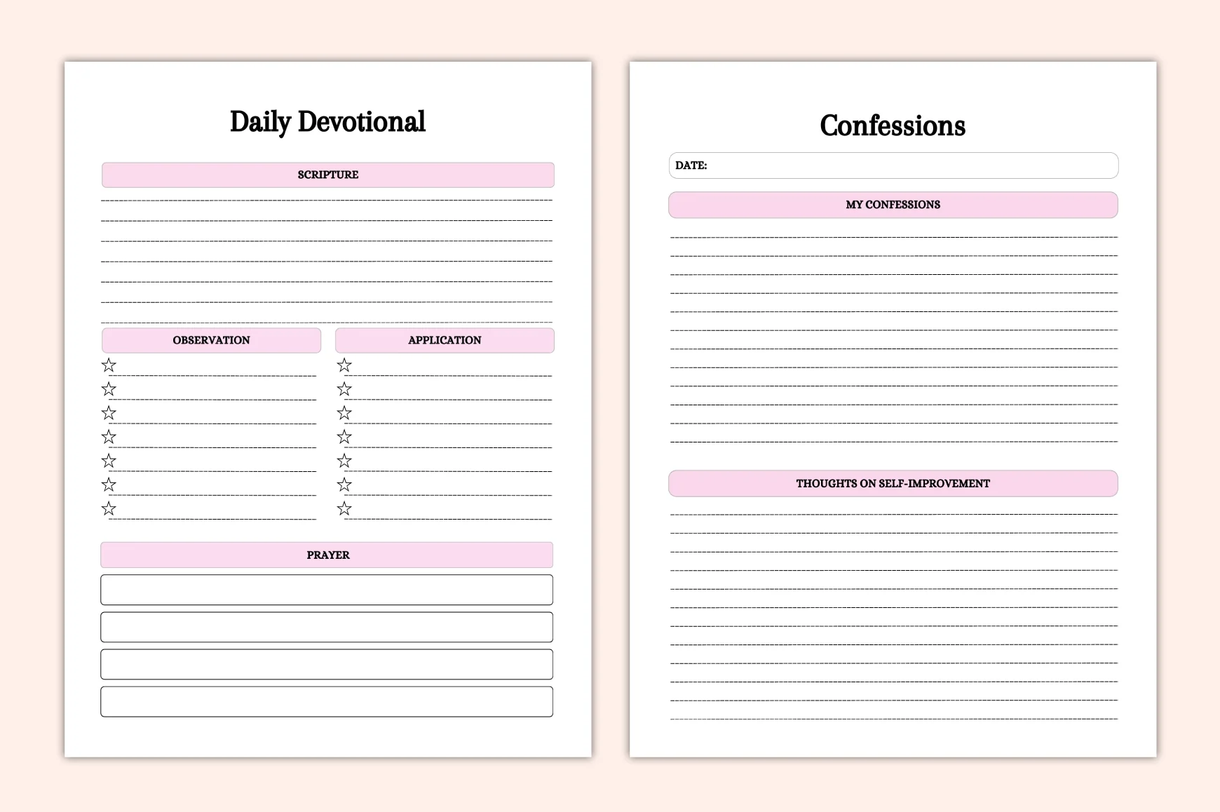 Faith Devotional Planner - Image 3