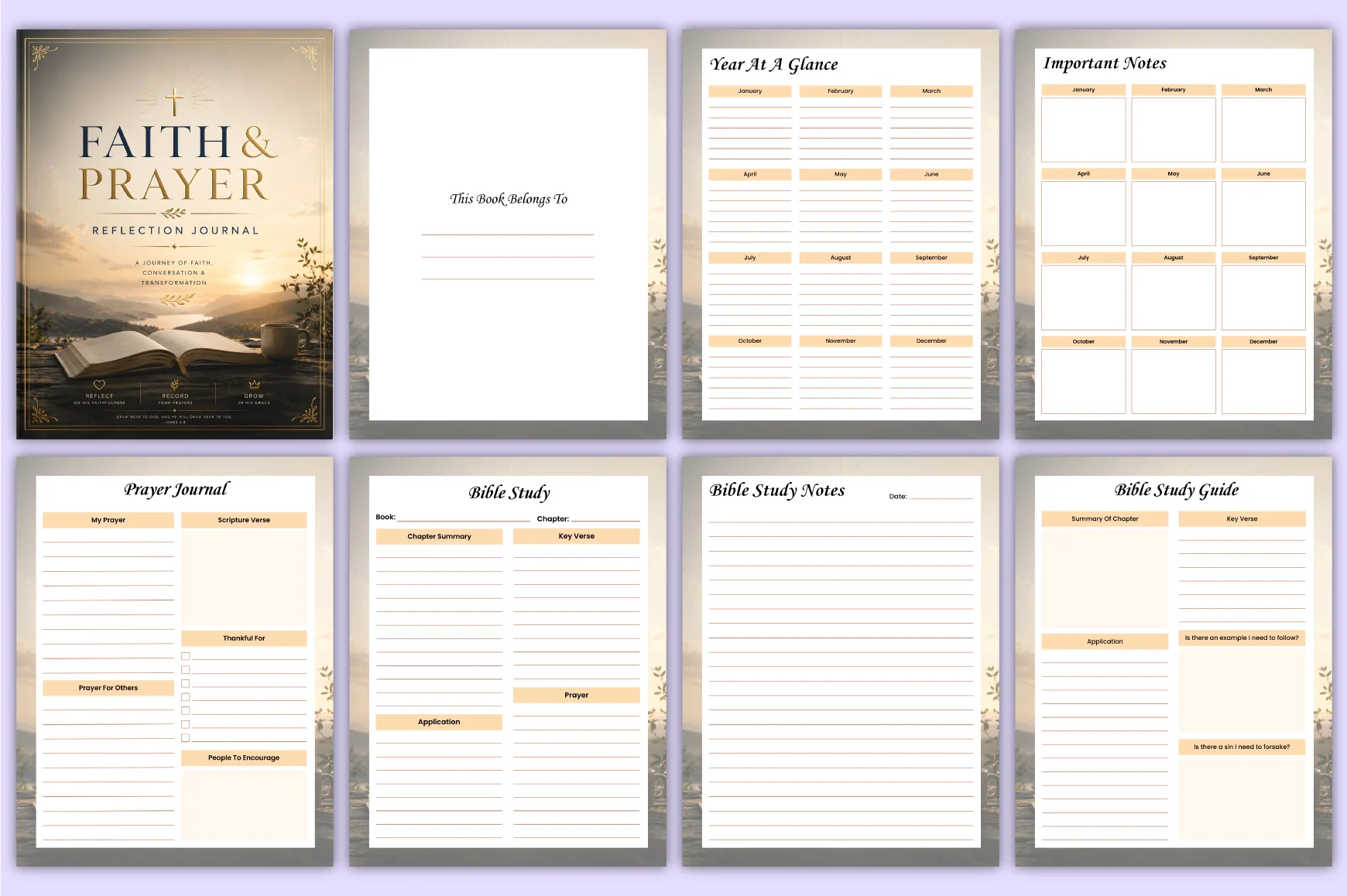 Faith Prayer Reflection Journal - Image 3