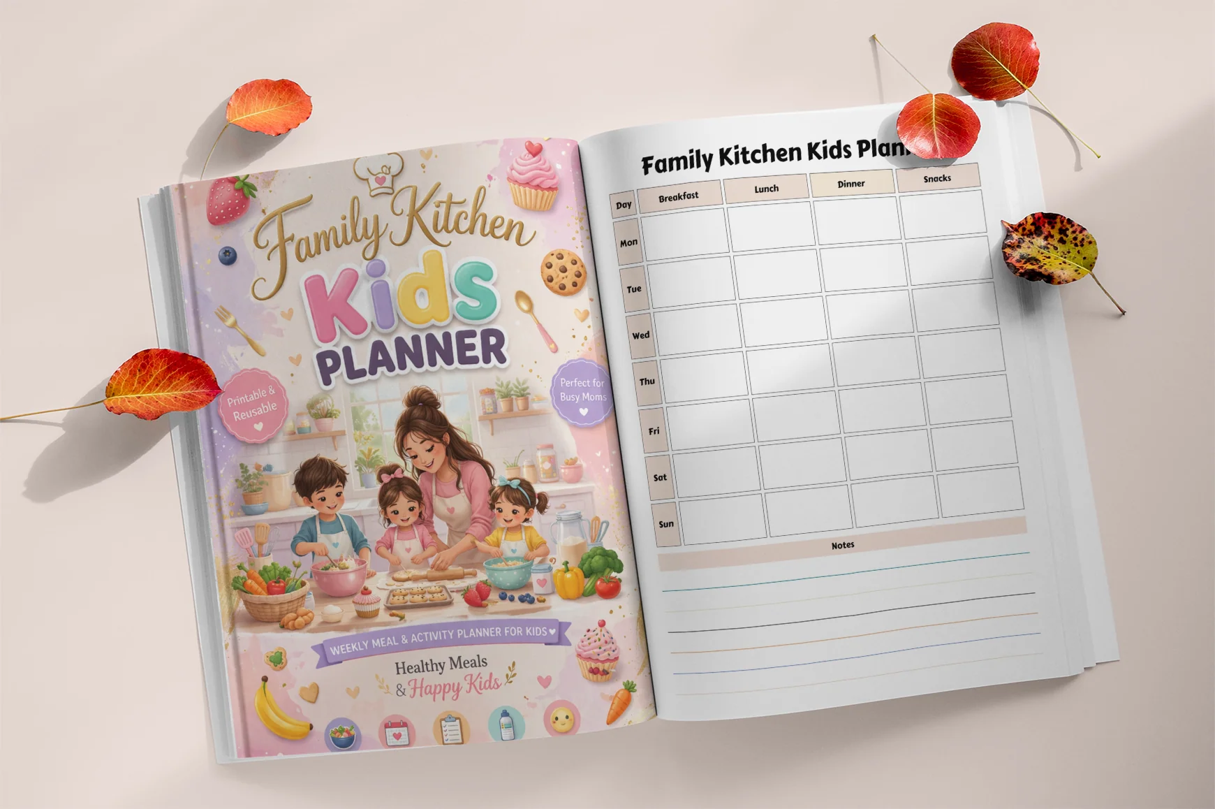 Family Kitchen Kids Planner - Image 2
