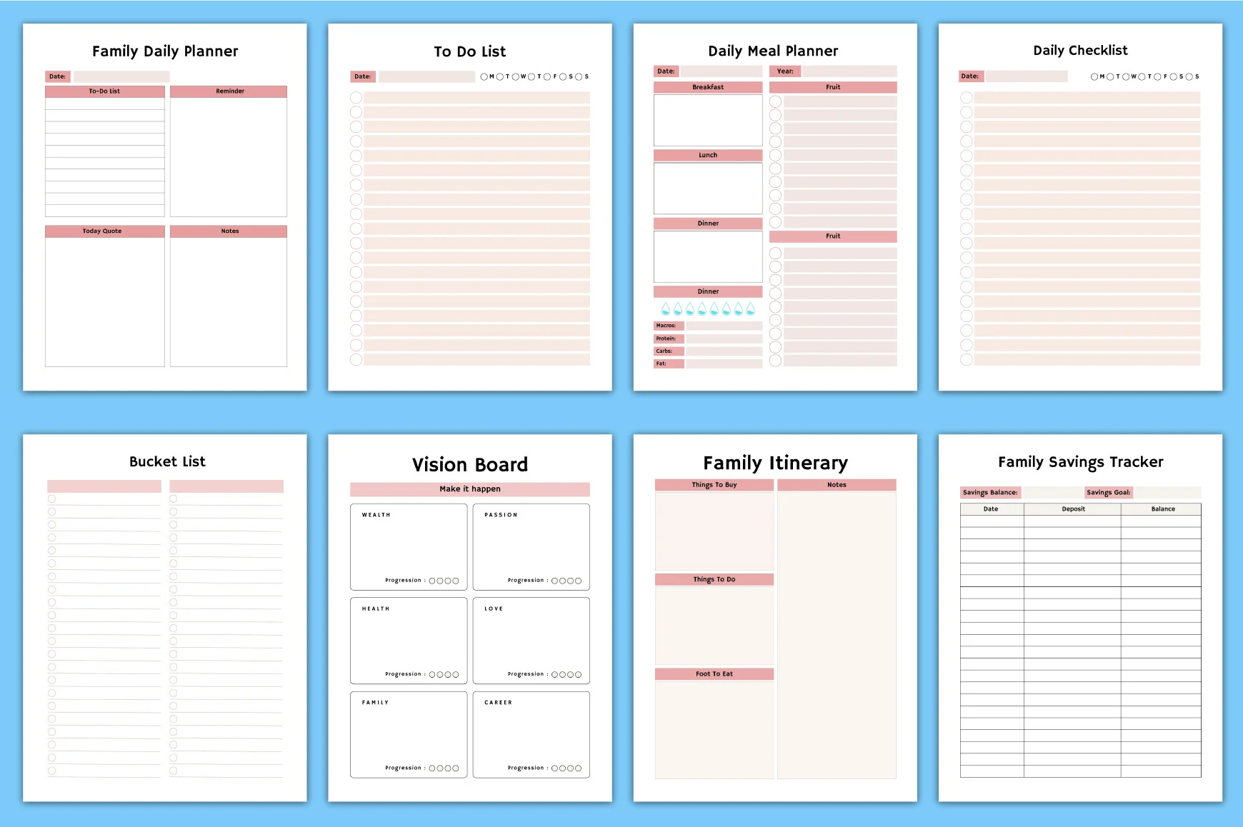 Family Planner Organizer - Image 5