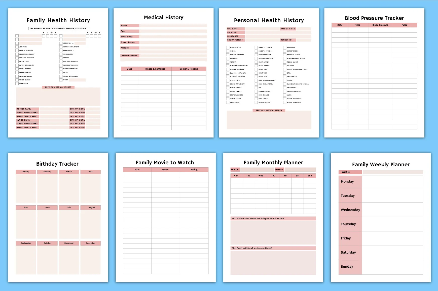 Family Planner Organizer - Image 6
