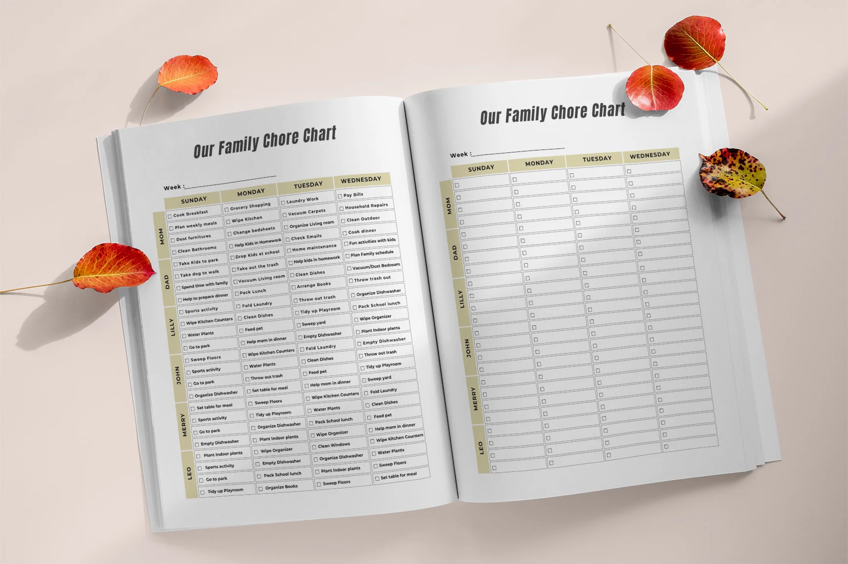 Family Routine Planning Workbook - Image 2