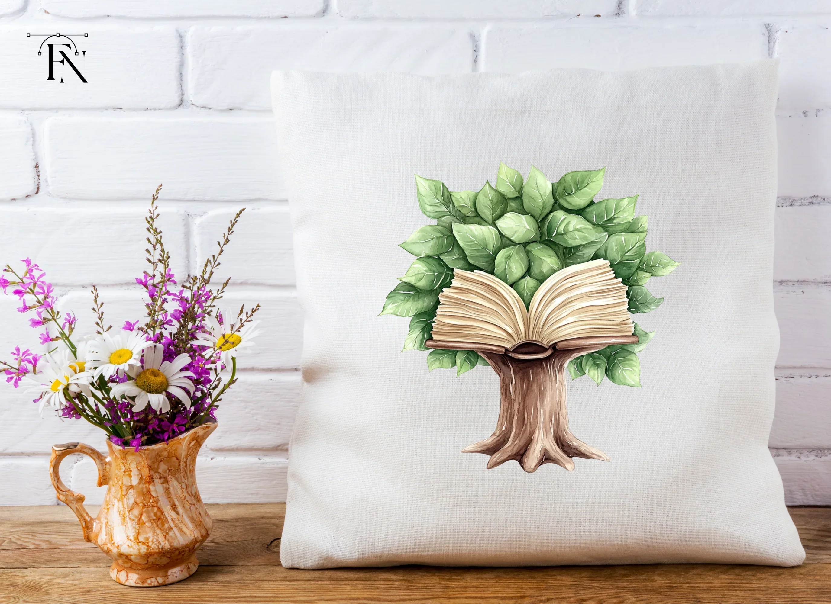 Fantasy Book Trees Clipart Bundle - Image 5