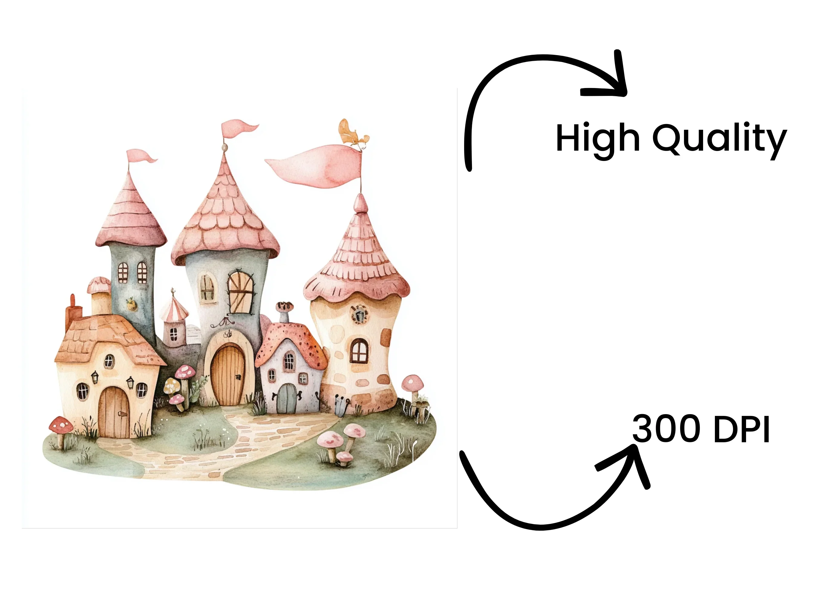 Fantasy Castle Clipart Bundle - Image 4