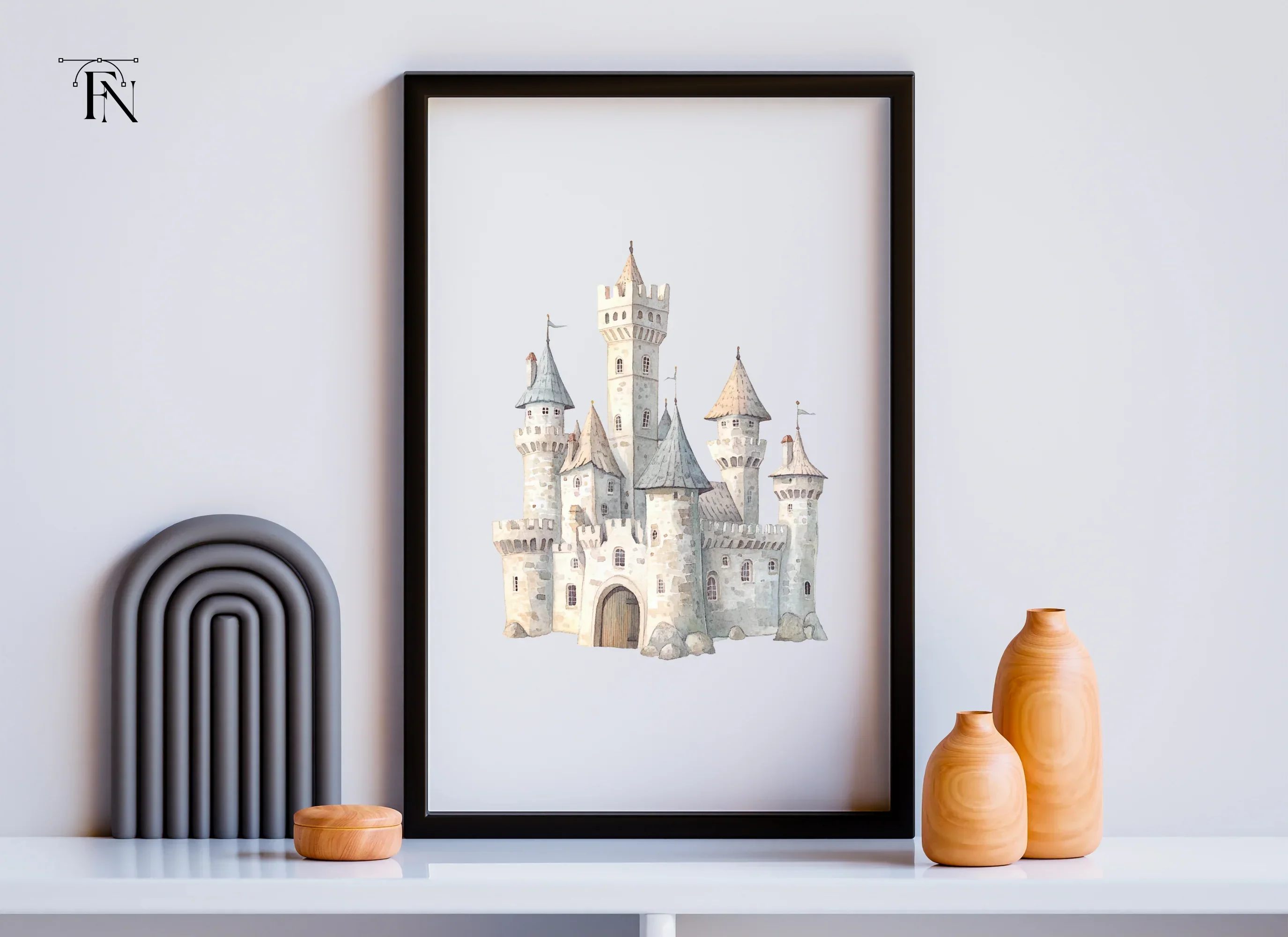 Fantasy Castle Clipart Bundle - Image 3