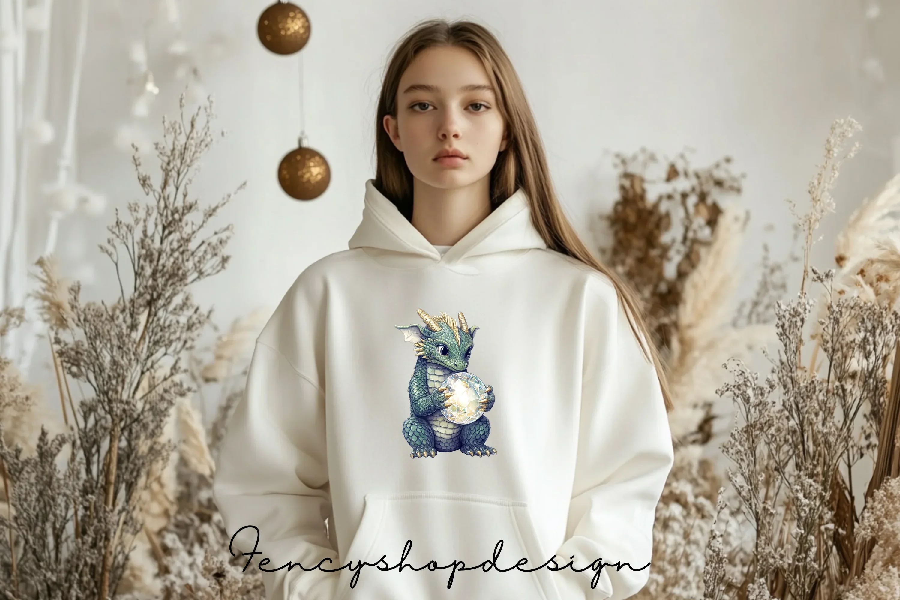 Fantasy Dragon and Unicorn Clipart Bundle - Image 5