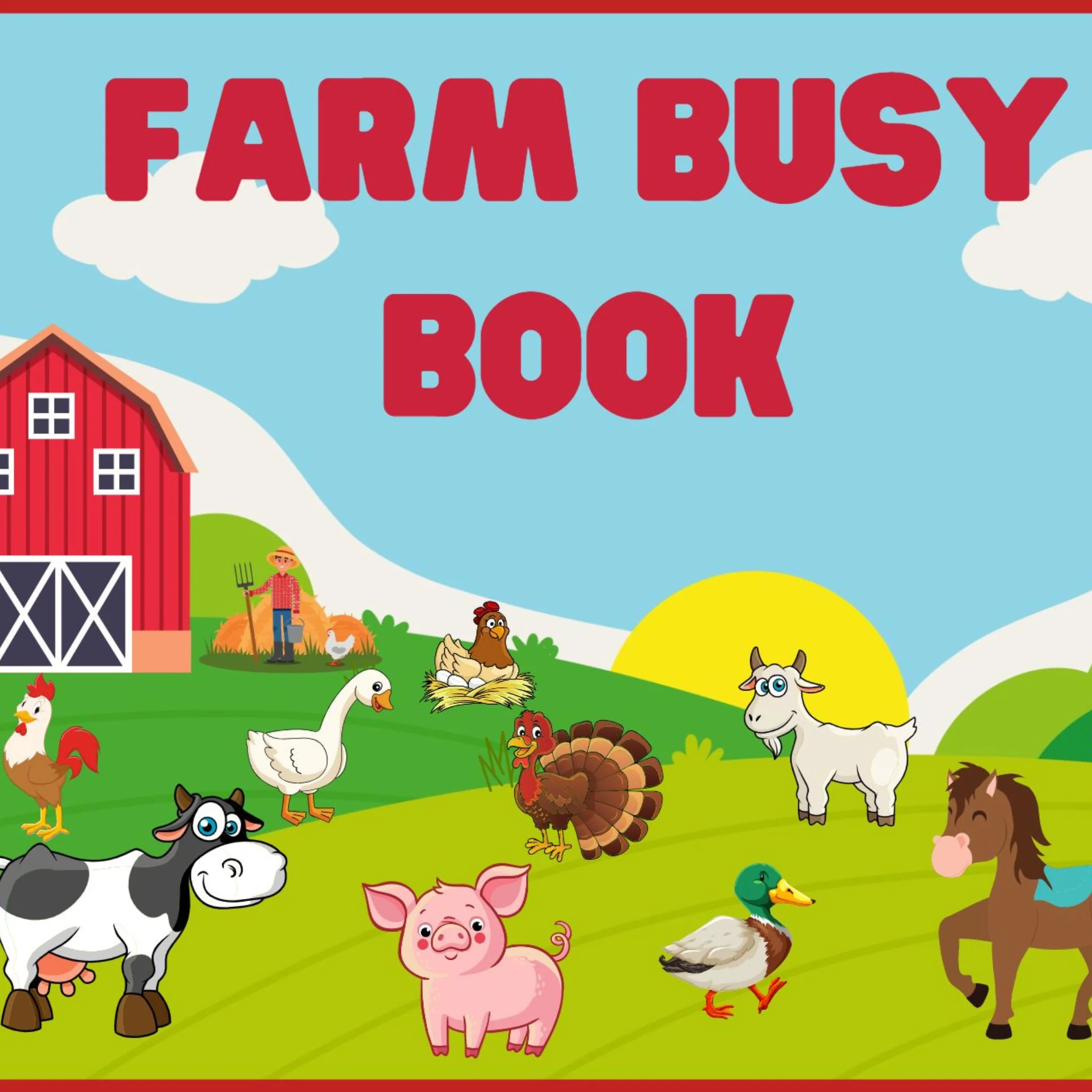 Farm Animals Busy Book