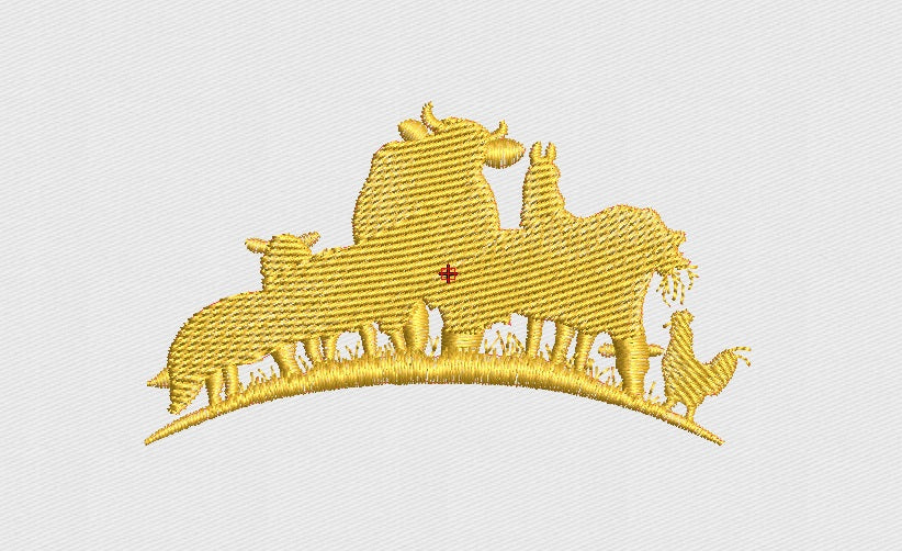 Farm Embroidery Design