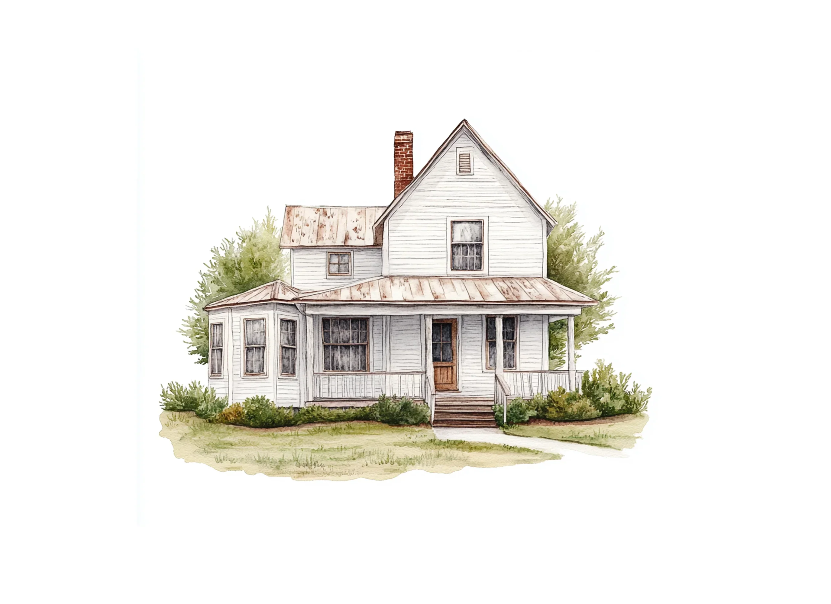 Farmhouse Clipart Bundle - Image 3